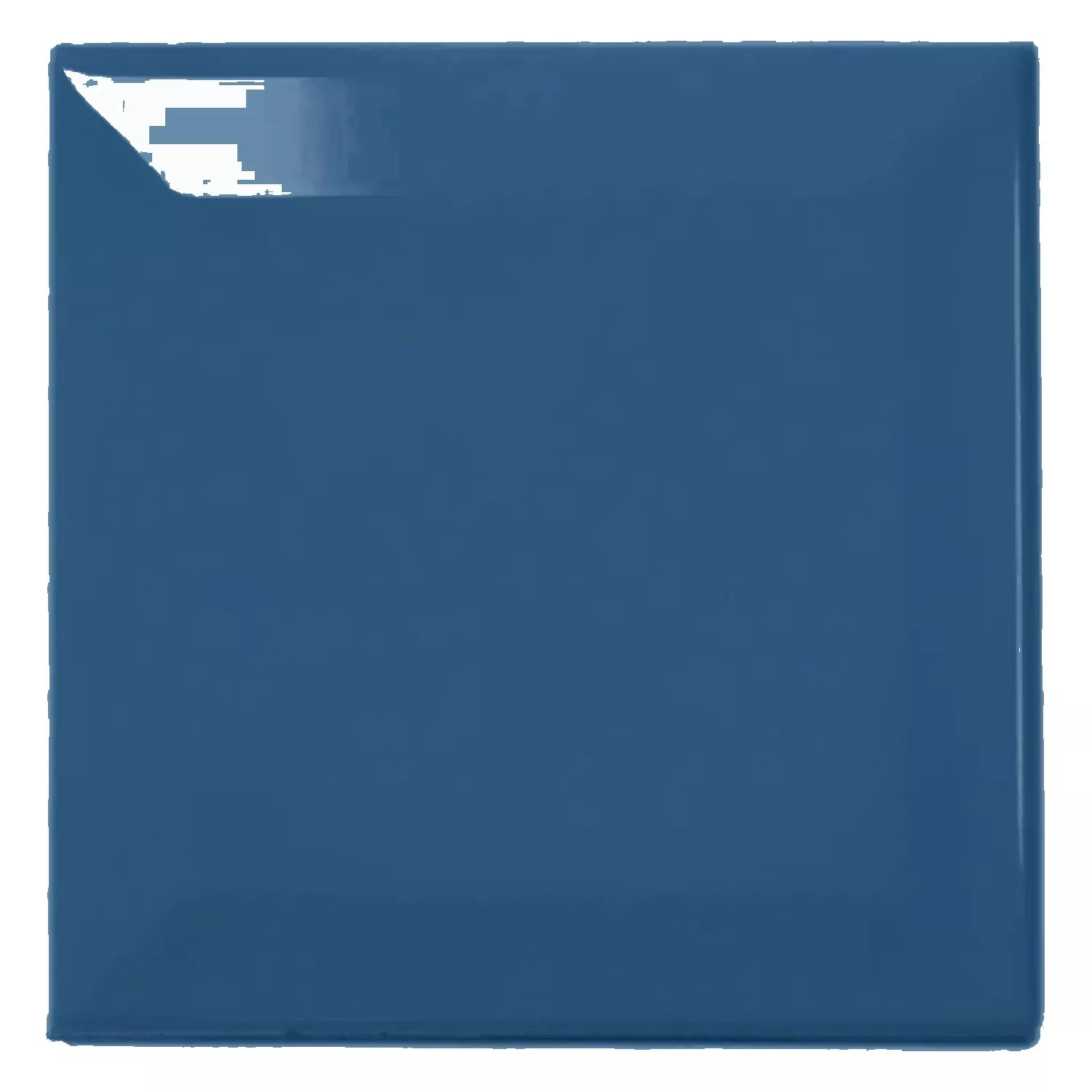 Metrofliese Blau Glänzend 10x10 cm Facette Catarina Zafiro