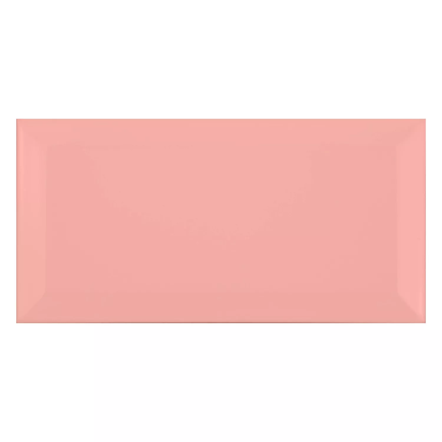 Metrofliese Rosa Matt 10x20 cm Facette Jasper Rosa