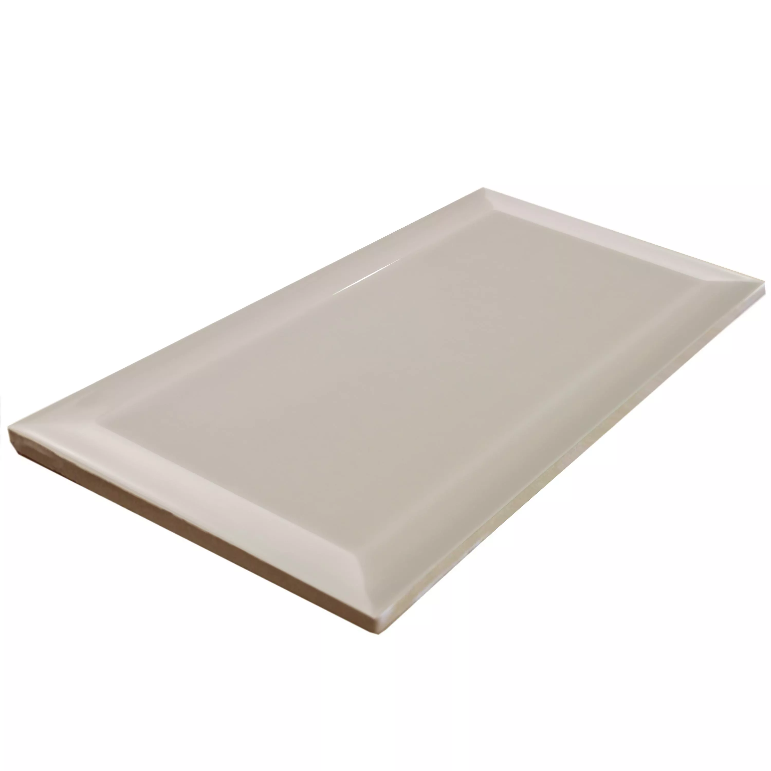 Campione Metro Rivestimenti Brussel Sfaccettatura 10x20x0,7cm Grey Mist