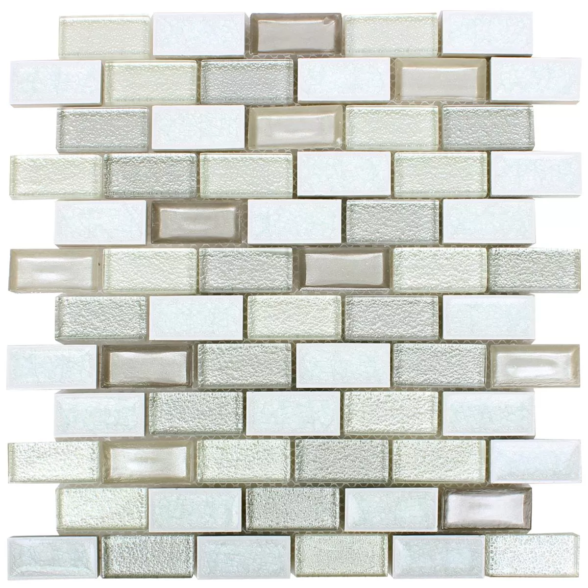 Mosaico Vetro Ceramica Mirasol Bianco