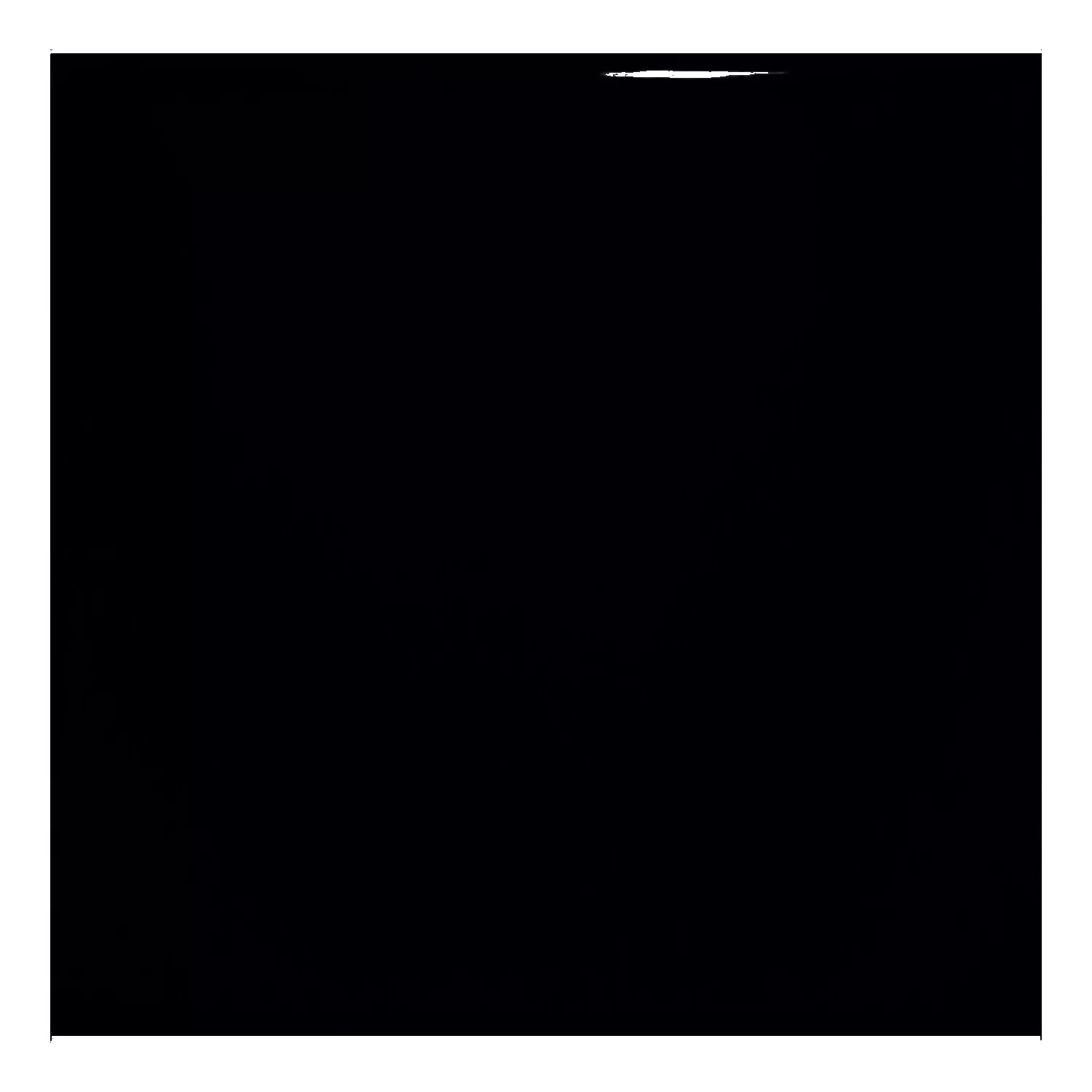 Carrelage métro Noir Brillant 20x20 cm Sans Facette Ashville Negro