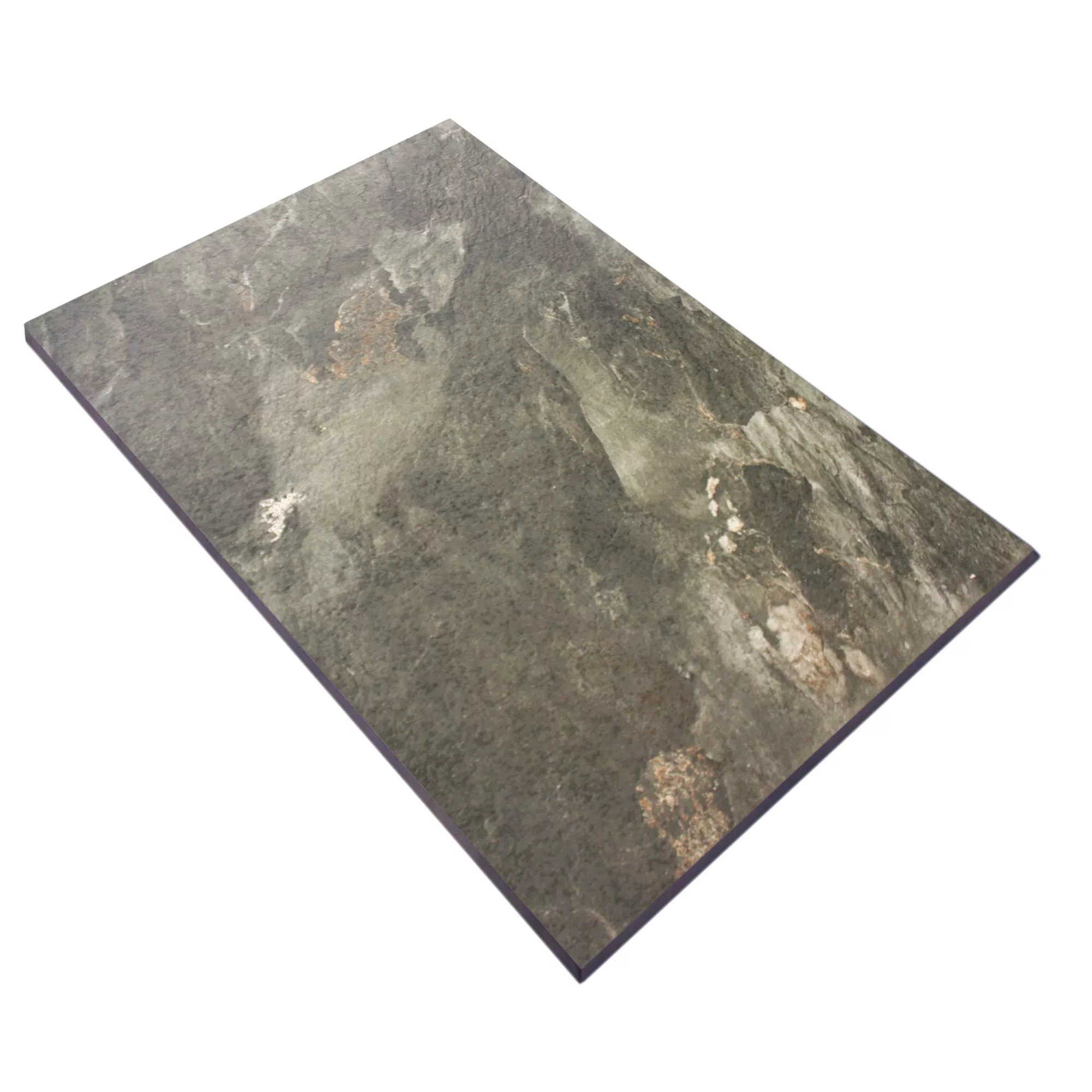Muster Bodenfliese Kornat Slate Negro 60x120cm