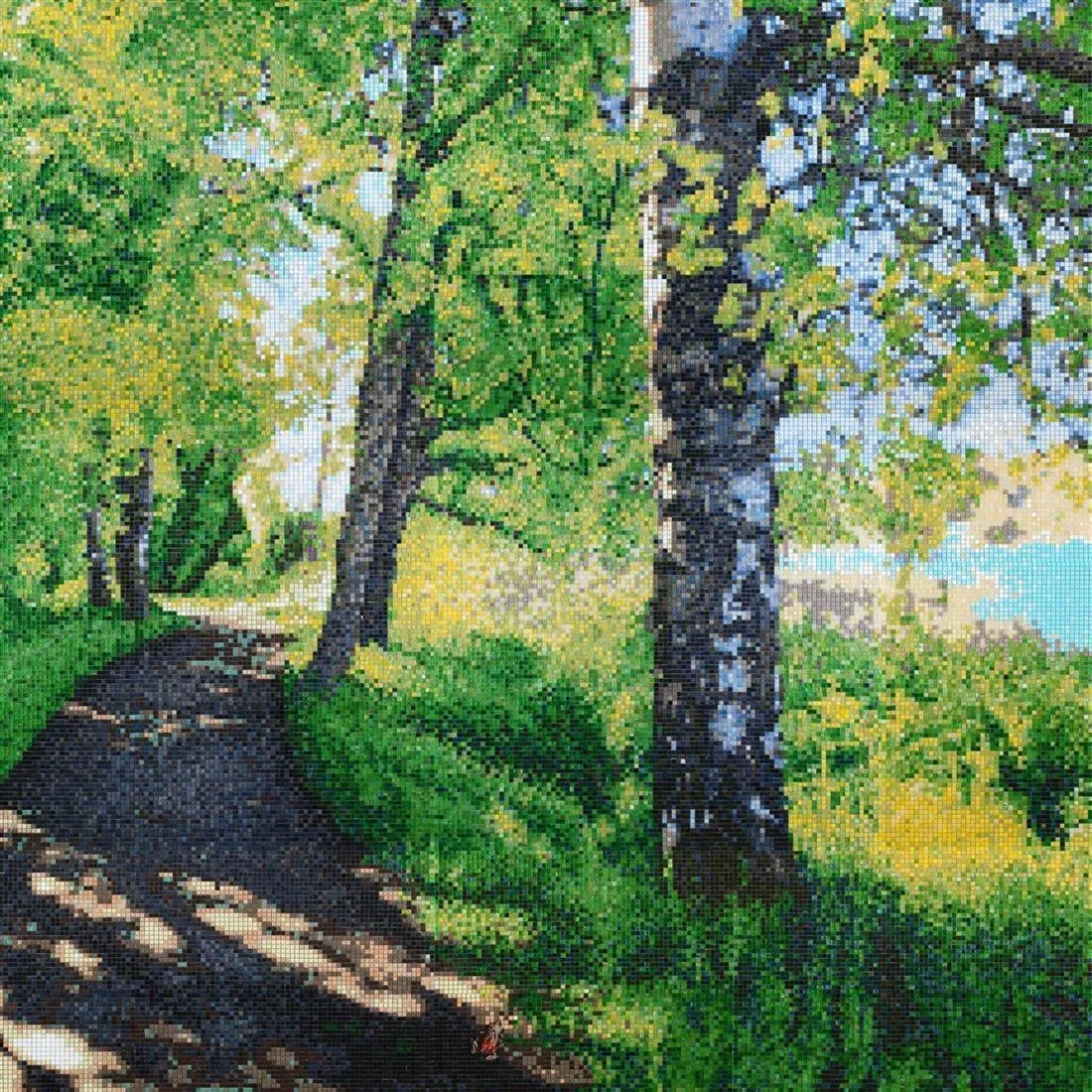 Glas Mosaik Bild Springlane 140x240cm Glas Mosaik Bild Springlane 140x240cm