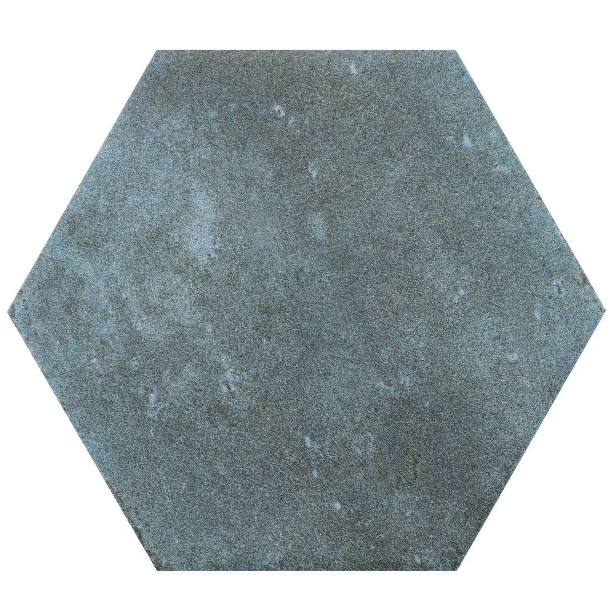 Carrelage Sol Et Mur Arosa Mat Hexagone Blue Pacifique 17,3x15cm Carrelage Sol Et Mur Arosa Mat Hexagone Blue Pacifique 17,3x15cm