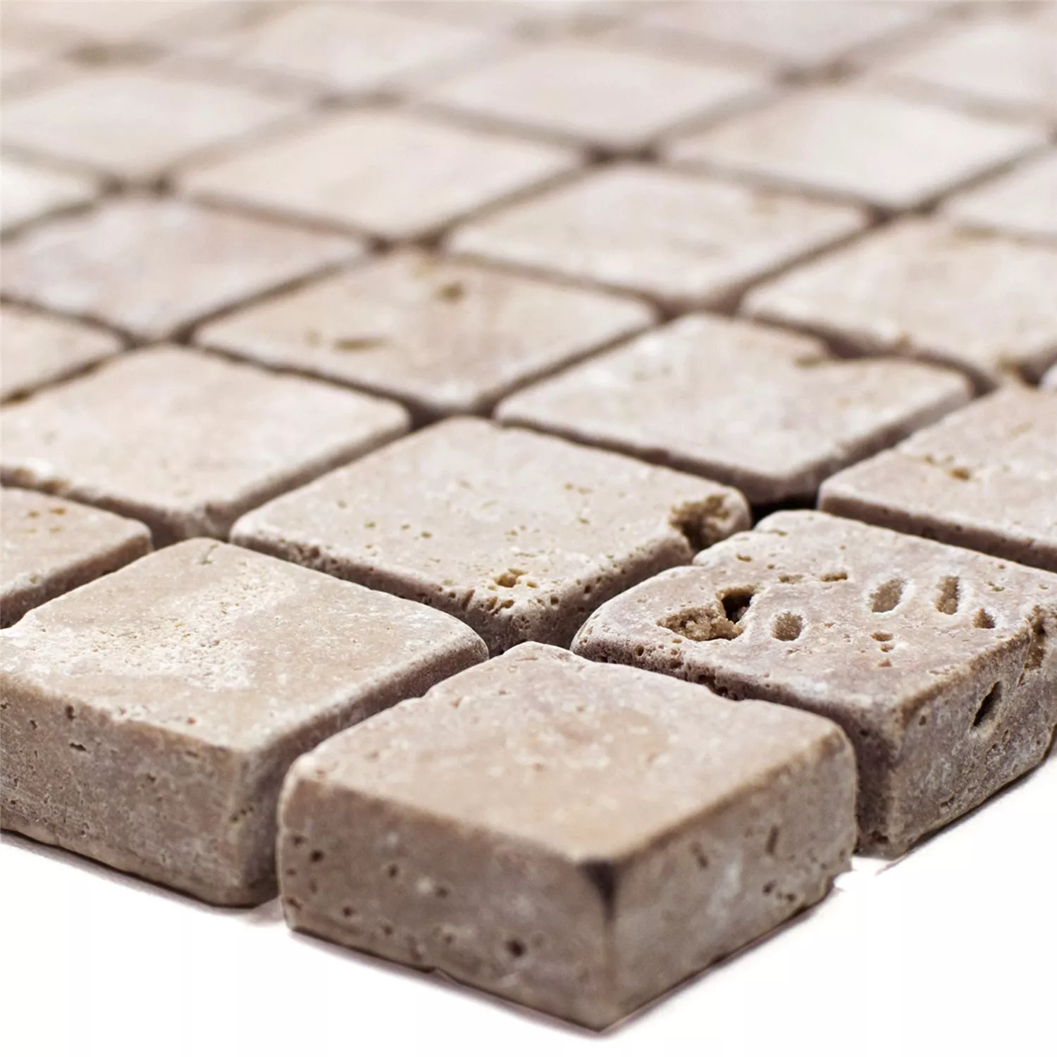 Mosaikfliesen Travertin Patara Noce 23