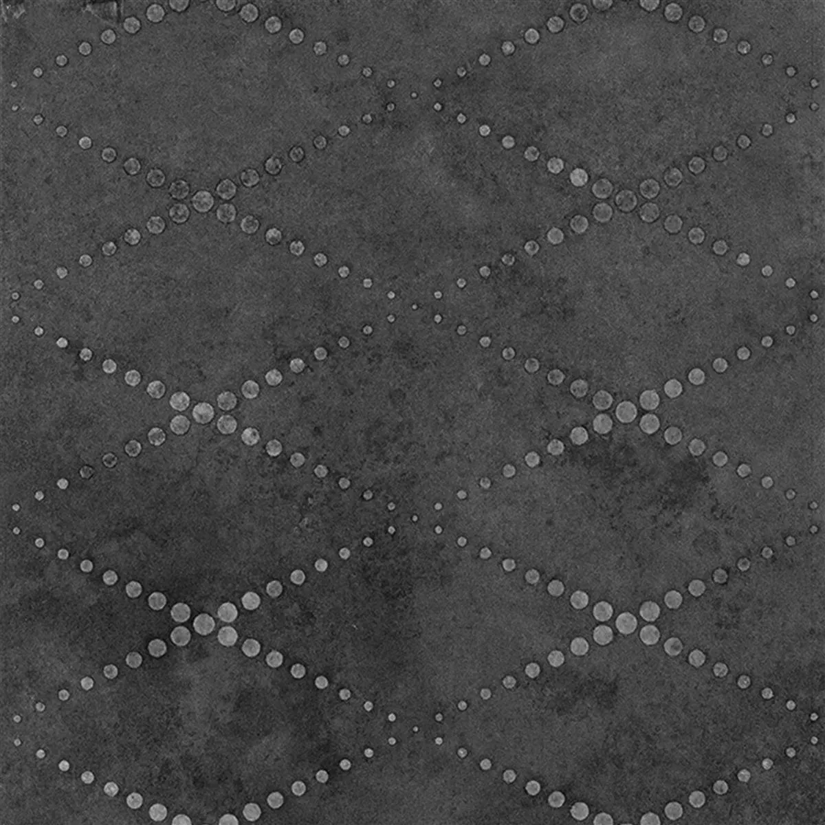 Bodenfliesen Chicago Metalloptik Anthrazit R9 - 18,5x18,5 cm Pattern 2 Bodenfliesen Chicago Metalloptik Anthrazit R9 - 18,5x18,5 cm Pattern 2