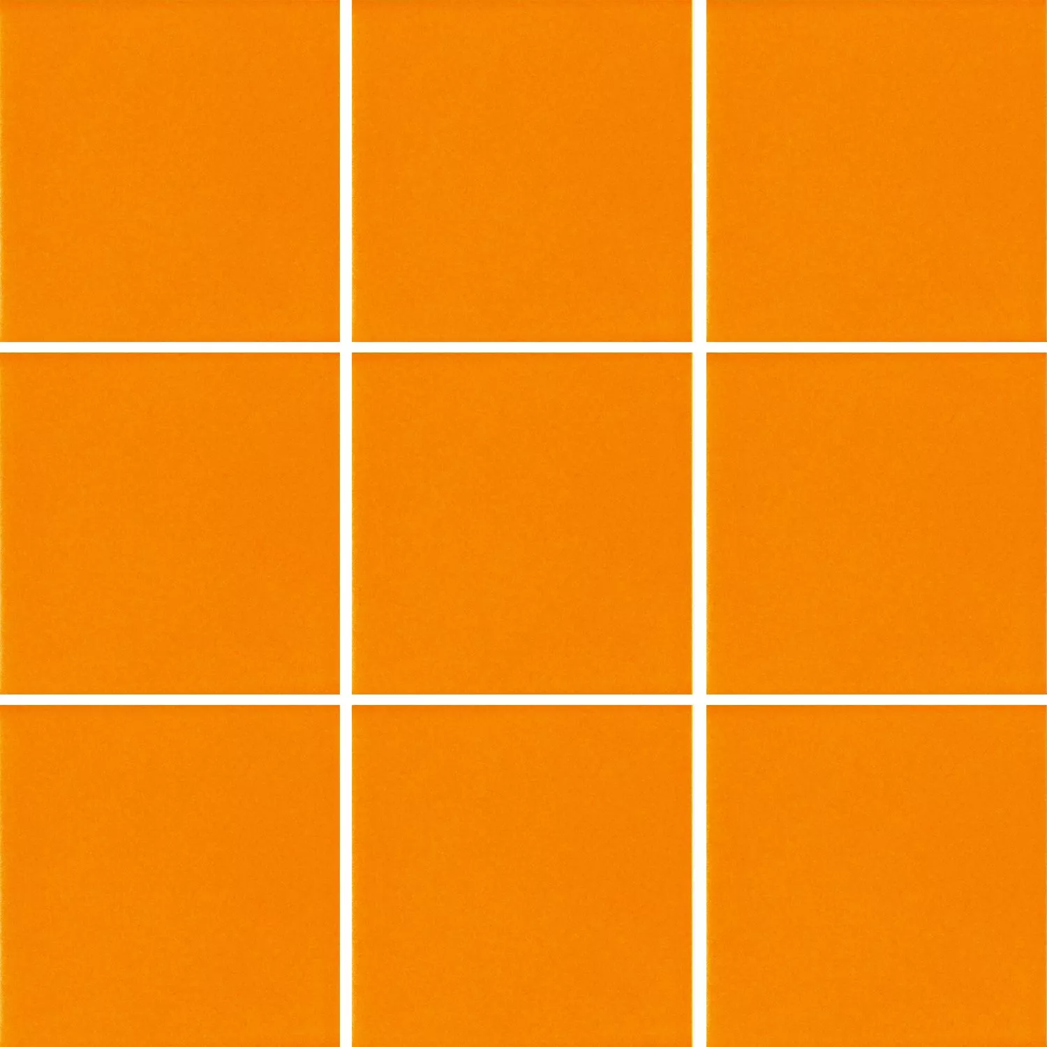Muster von Mosaikfliesen Adventure Orange Matt