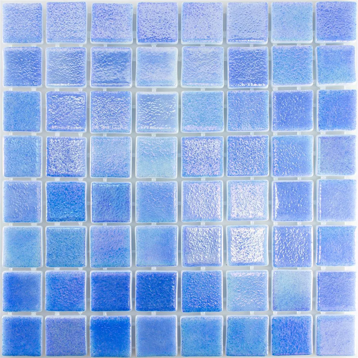 Muster von Glas Schwimmbad Pool Mosaik McNeal Blau 38
