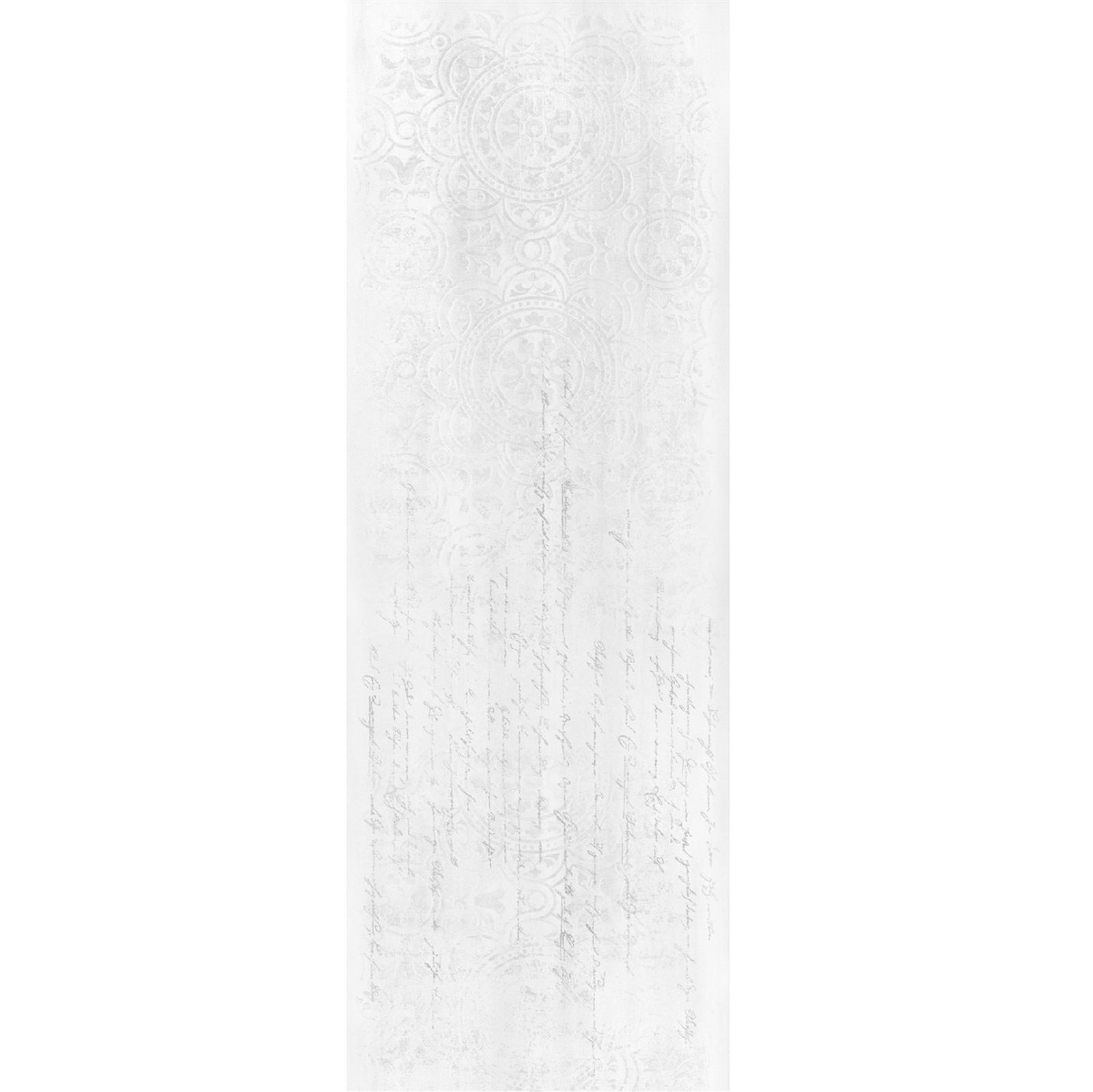 Wandfliese Anderson Naturkante 30x90cm Weiß Dekor