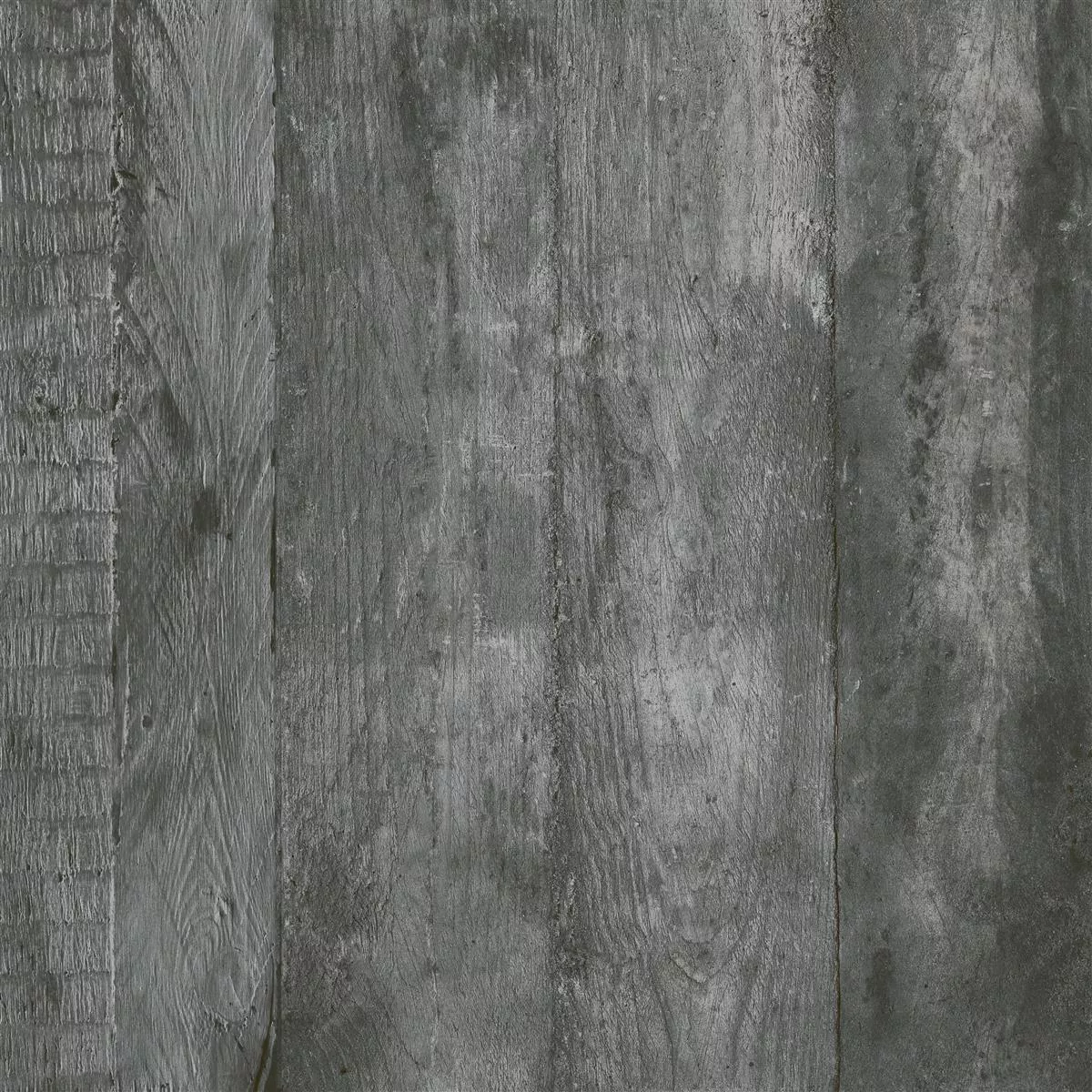 Bodenfliesen Gorki Holzoptik 60x60cm Glasiert Graphit