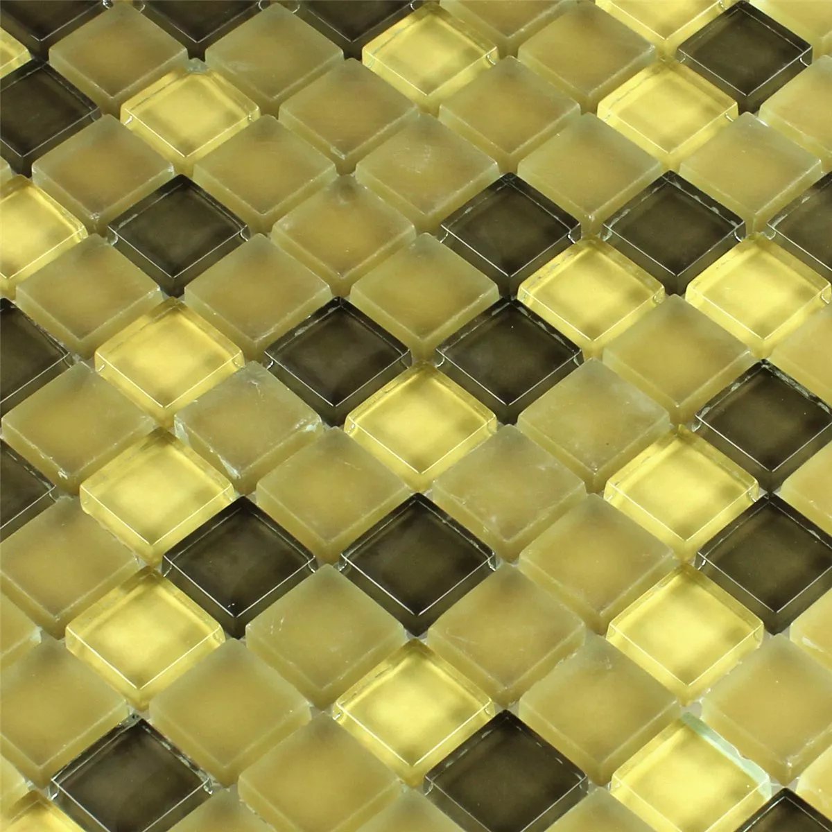 Échantillon Mosaïque Verre Yellow 