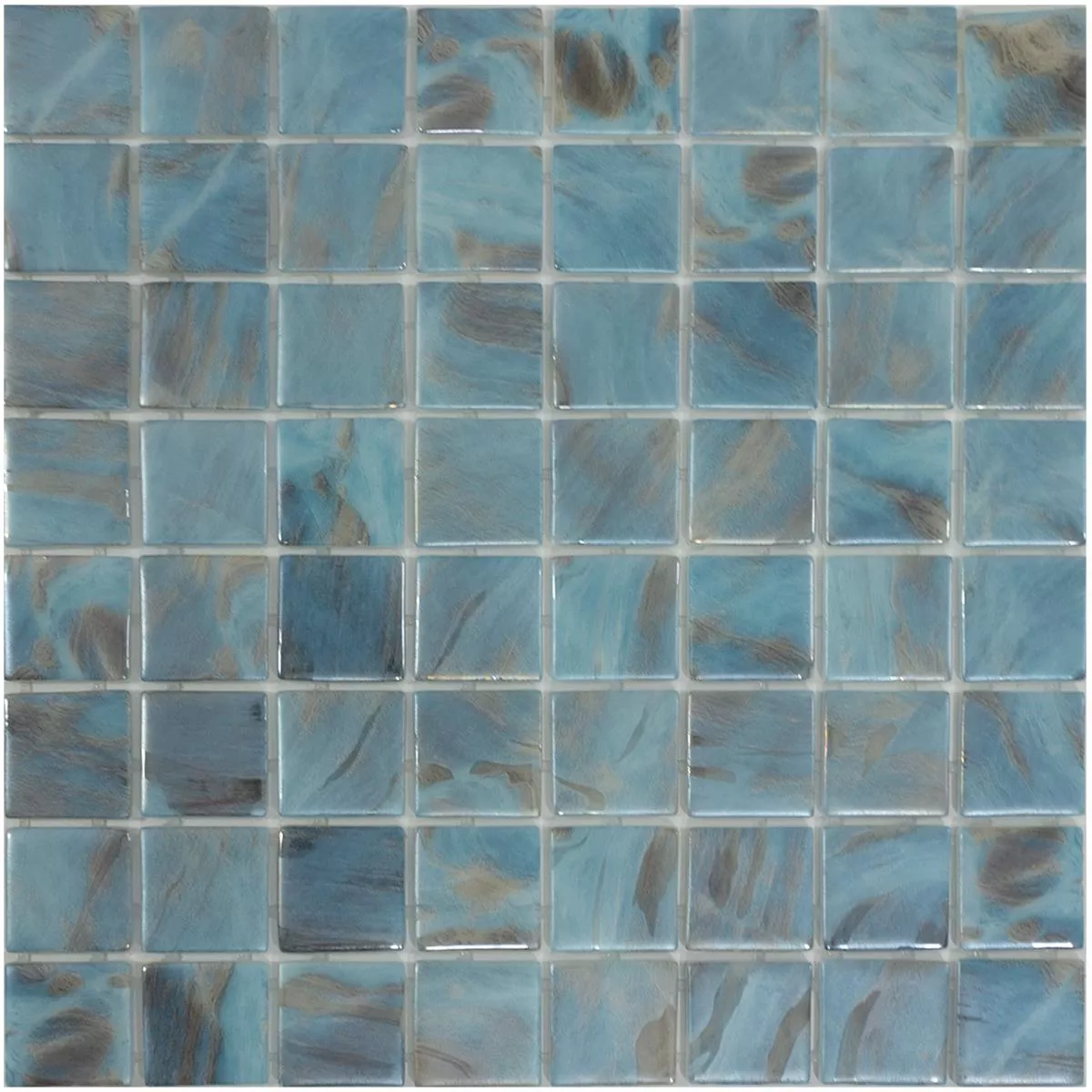 Verre Piscine Mosaïque Alassio Bleu 38