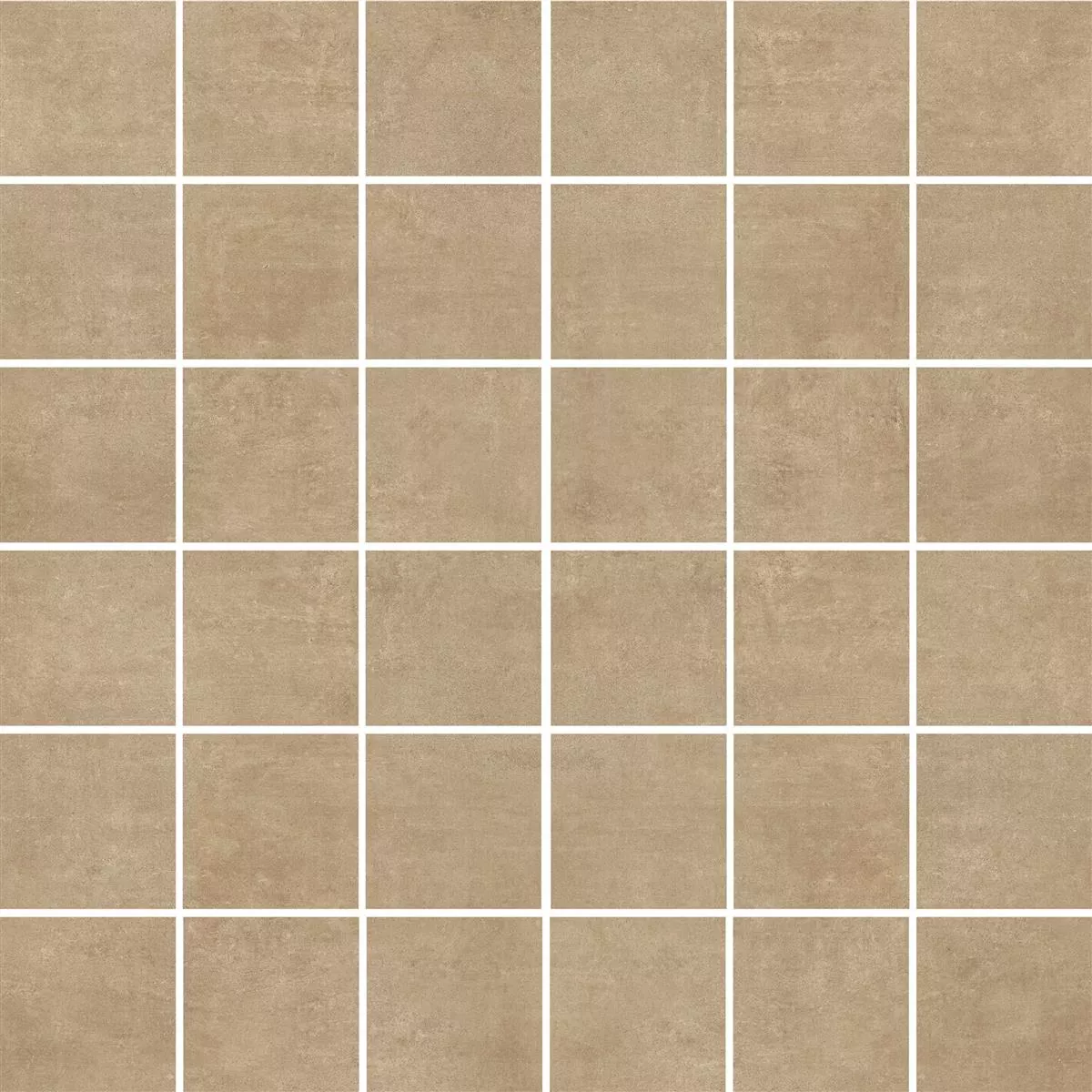 Mosaikfliesen Cairo Taupe Quadrat 6mm Mosaikfliesen Cairo Taupe Quadrat 6mm