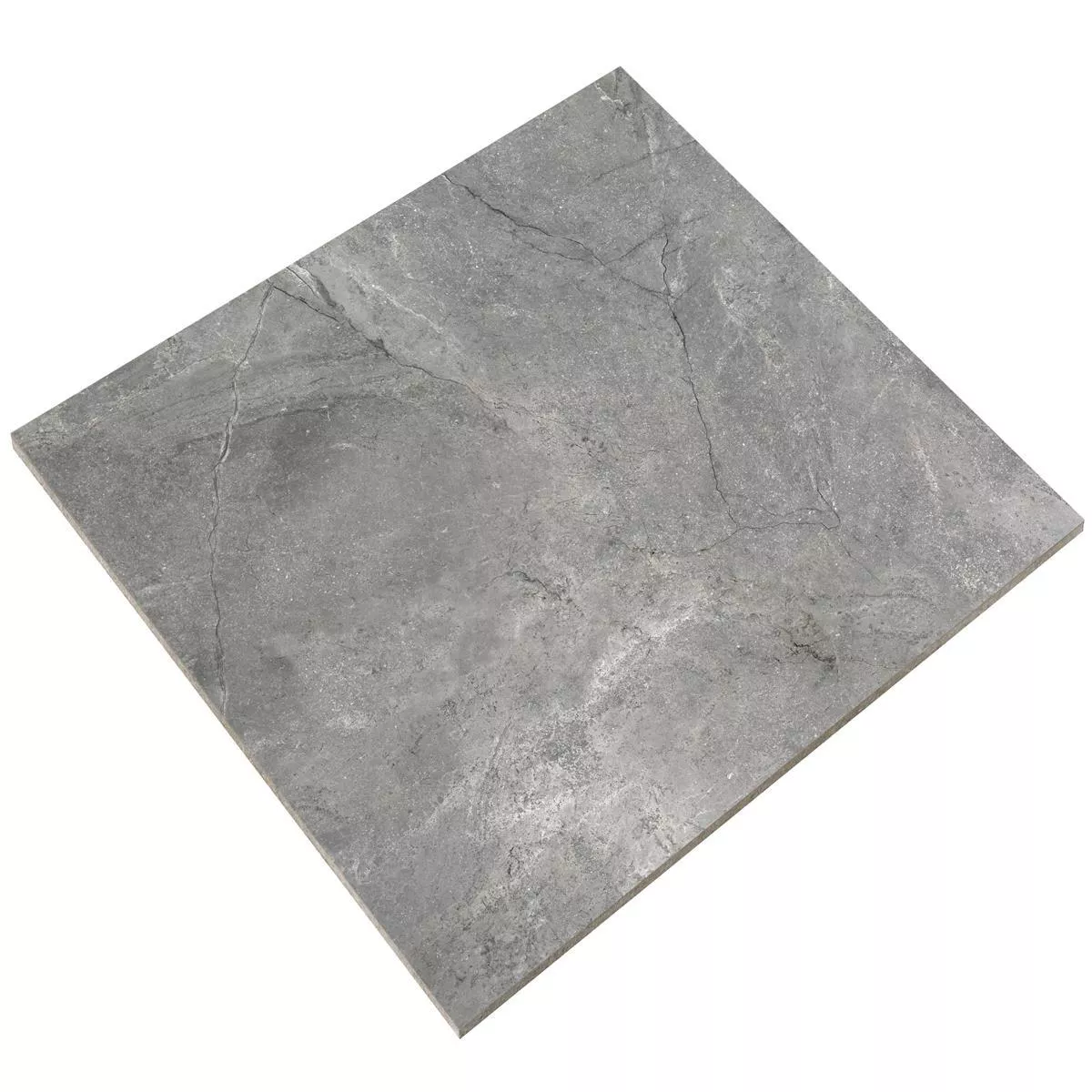 Échantillon Carrelage Sol Et Mur Pangea Marbre Optique Mat Gris 60x60cm