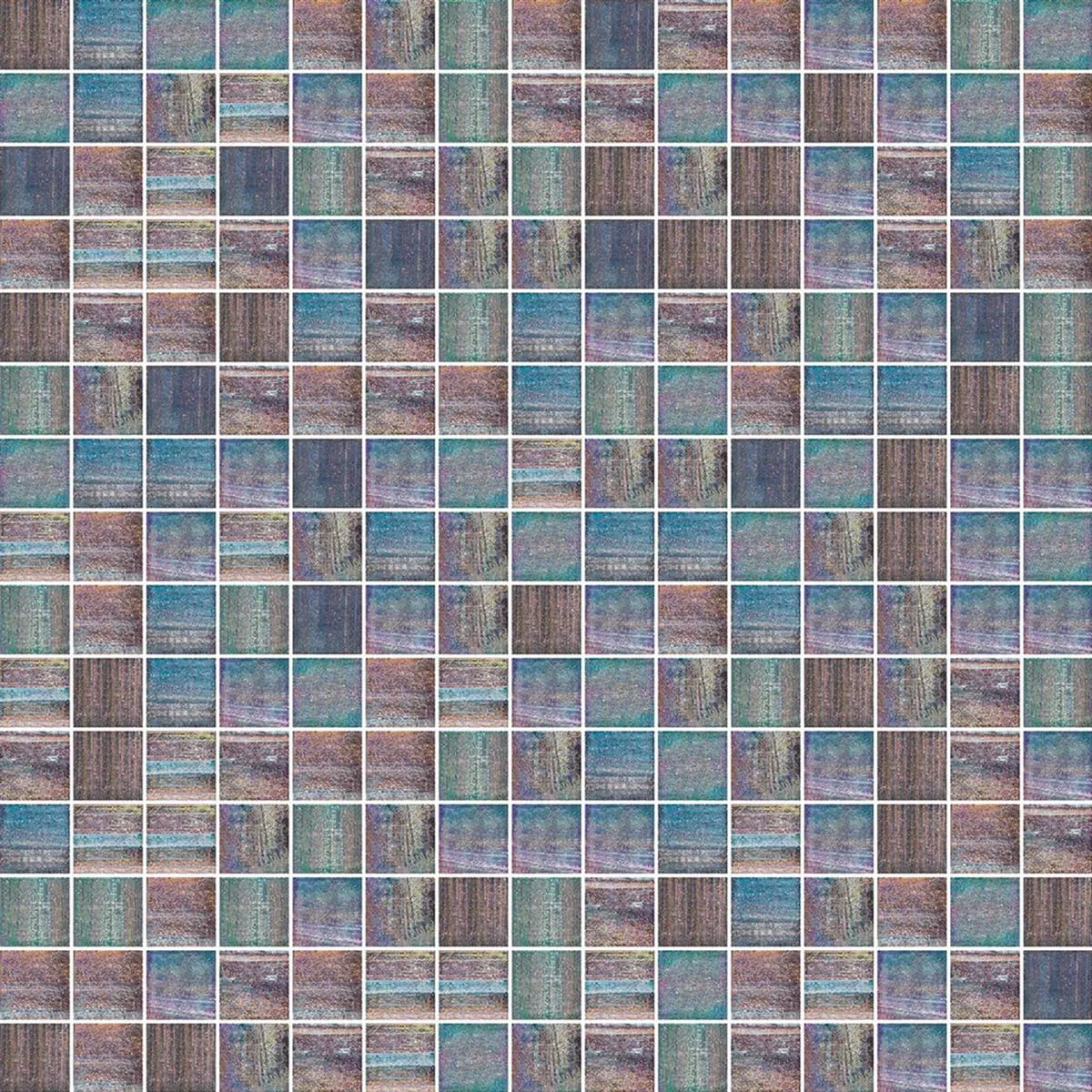 Mosaïque En Verre Carrelage Trend-Vi 838 Shining 20x20 mm