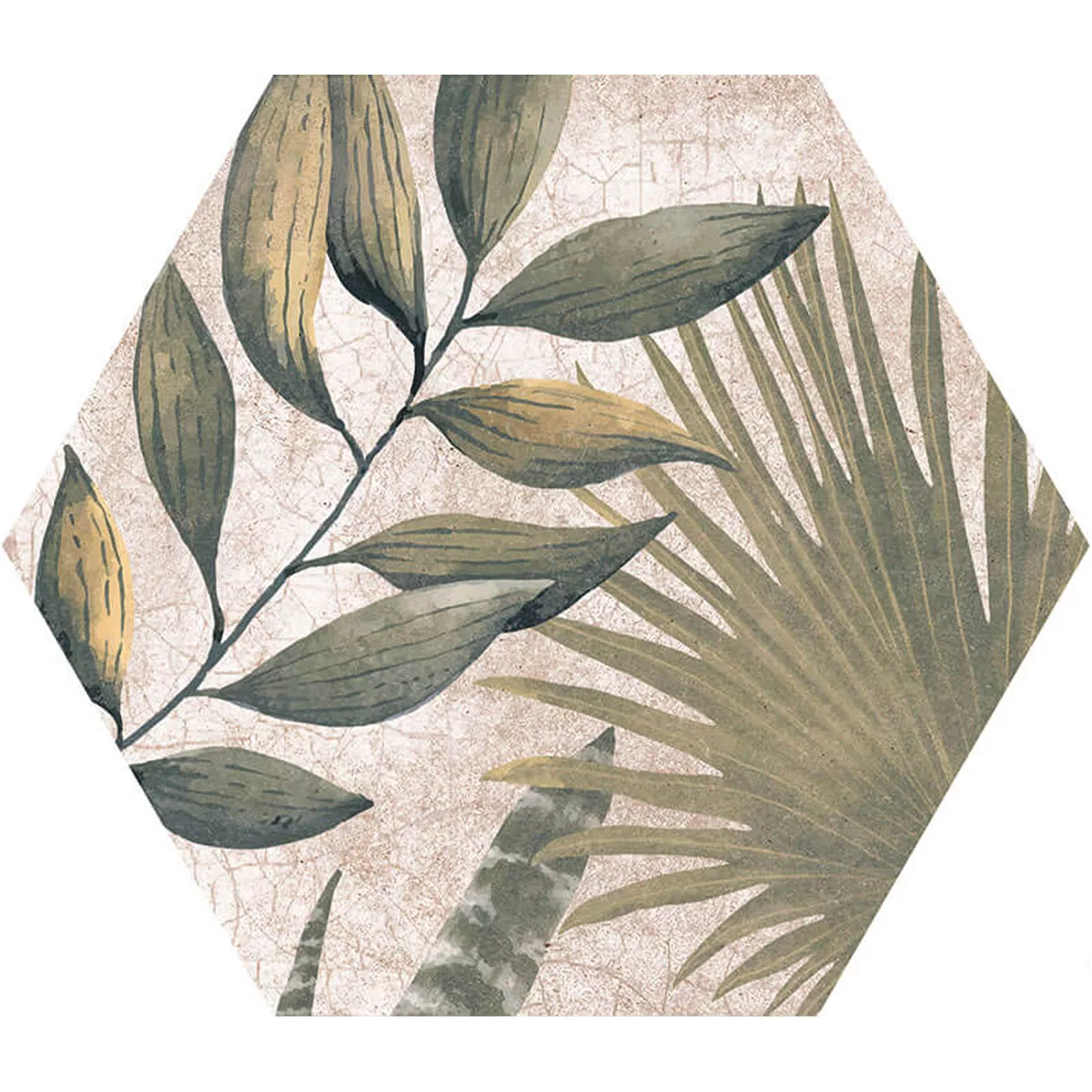 Feinsteinzeug Fliesen Honiara Hexagon Dekor Grün 22,5x25,9cm Dekor Feinsteinzeug Fliesen Honiara Hexagon Dekor Grün 22,5x25,9cm Dekor