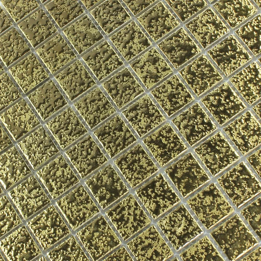 Mosaikfliesen Keramik Sherbrooke Gold Gehämmert