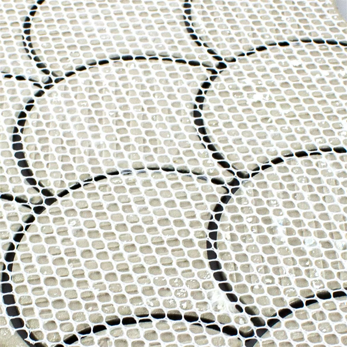 Échantillon Céramique Mosaïque Carrelage Newark Blanc