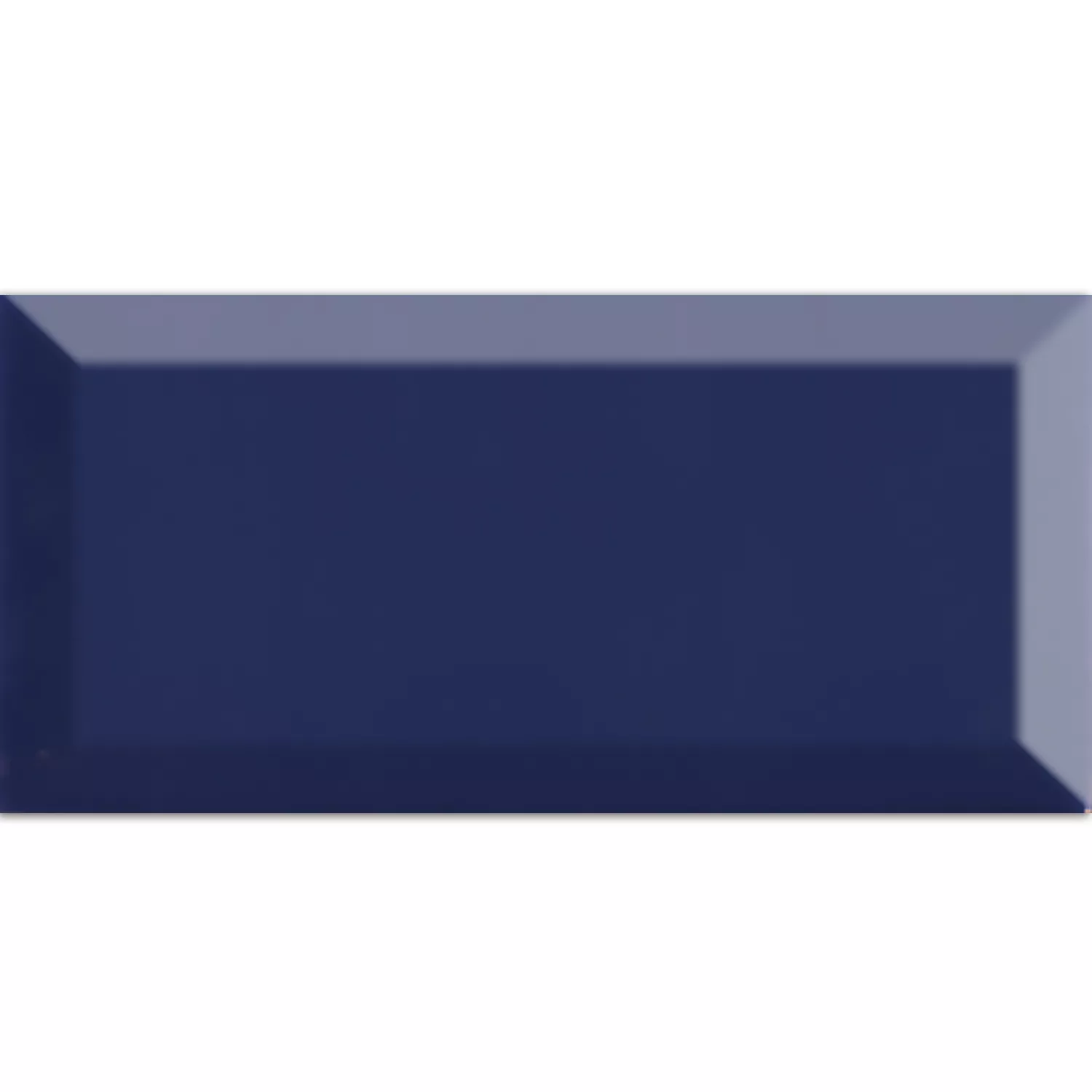 Campione Metro Rivestimenti Siena Azul Cobalto Sfaccettatura 7,5x15cm