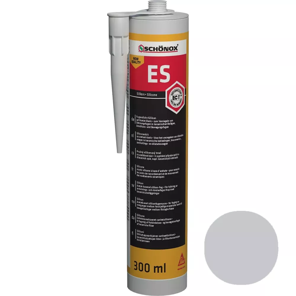 Schönox ES Silbergrau Fugendicht- Silikon (300ml) Schönox ES Silbergrau Fugendicht- Silikon (300ml)