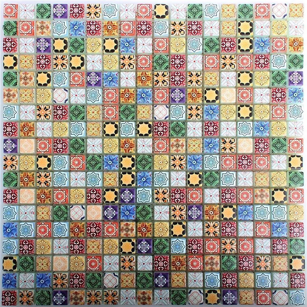 Mosaico Di Vetro Piastrelle Marrakech Colorato