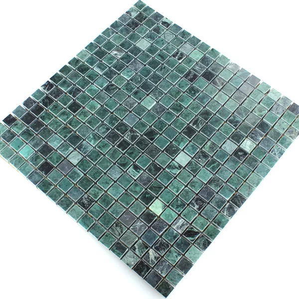 Mosaikfliesen Marmor Dunkel Grün Poliert