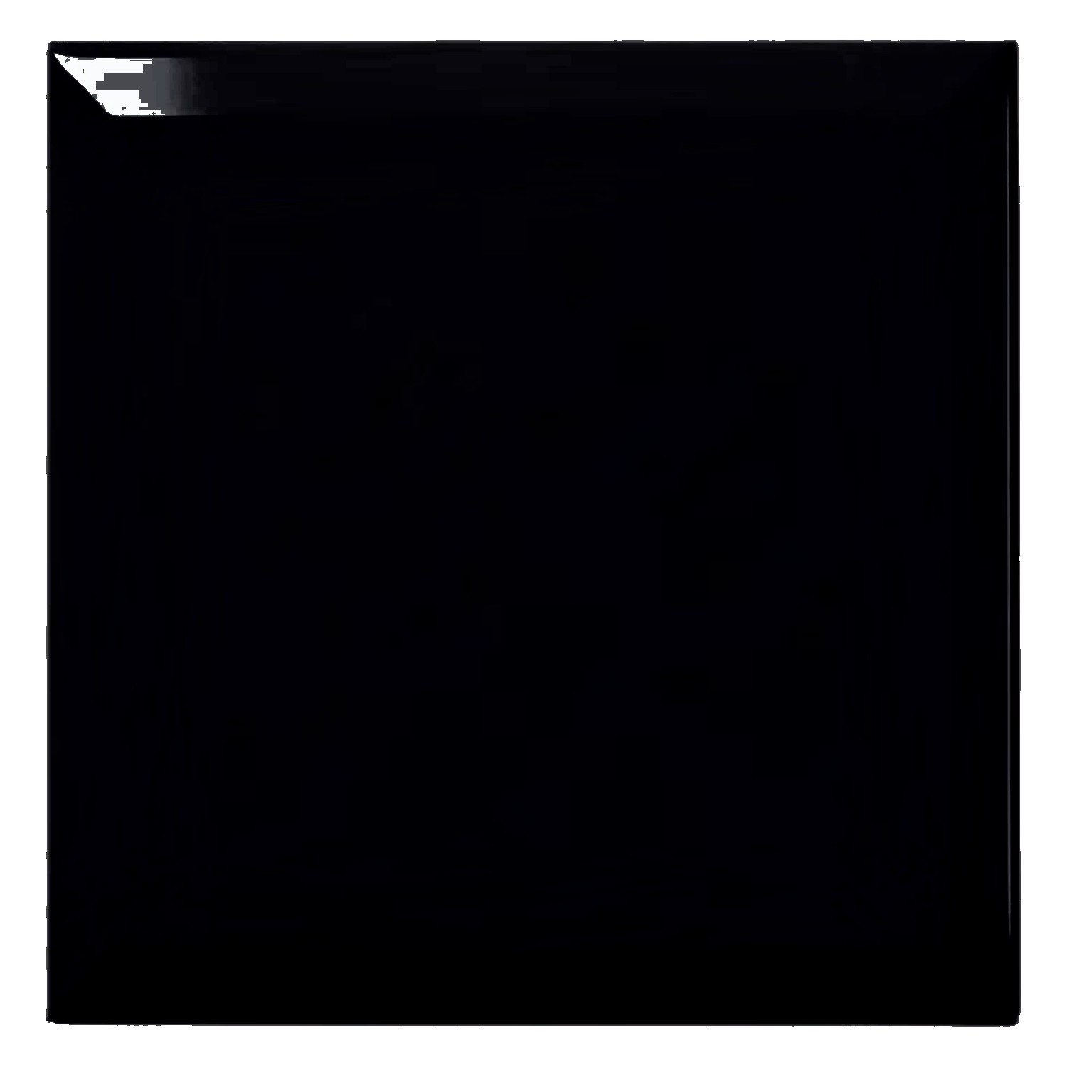 Piastrella metropolitana Nero Lucida 20x20 cm Sfaccettatura Freetown Negro