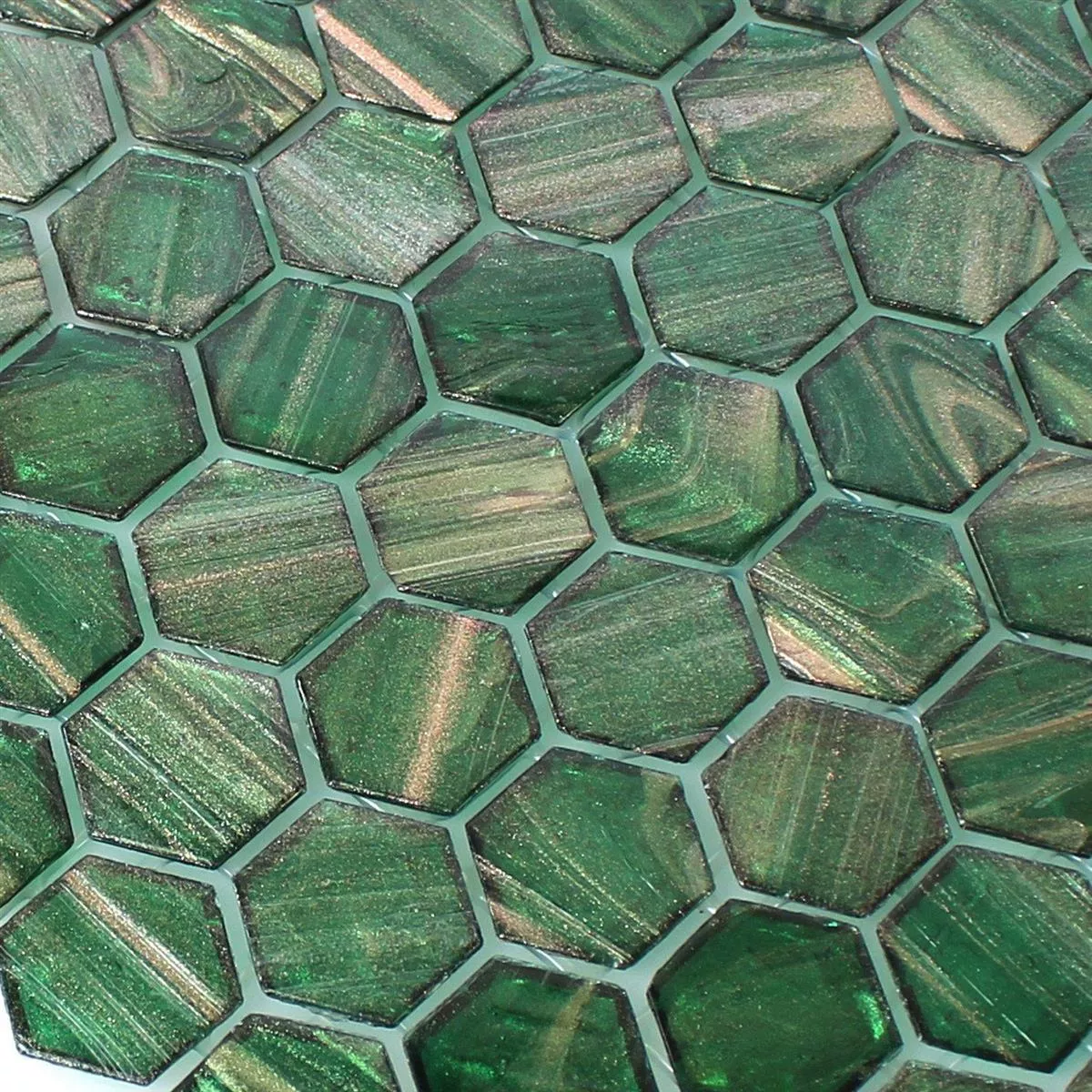 Mosaikfliesen Trend-Vi Glas Hexagonal 236