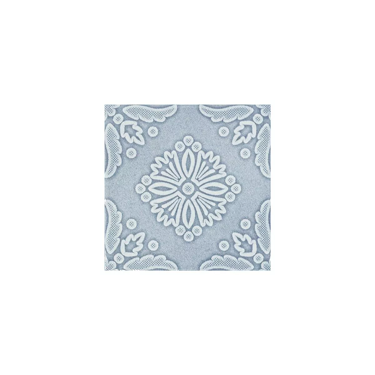 Échantillon Céramique Mosaïque Carrelage Rivabella Relief Bleu