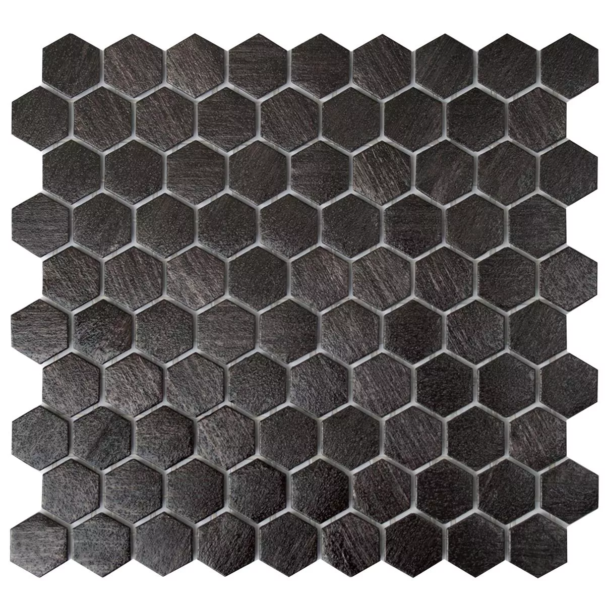 Mosaïque En Verre Carrelage Trend-Vi Hexagonal 2104 Anthracite