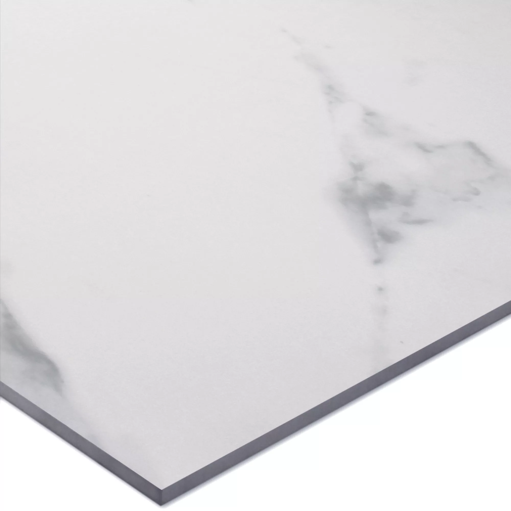 Carrelage Sol Et Mur Marbre Optique Himalaya Blanc Poli Brillant 60x60cm