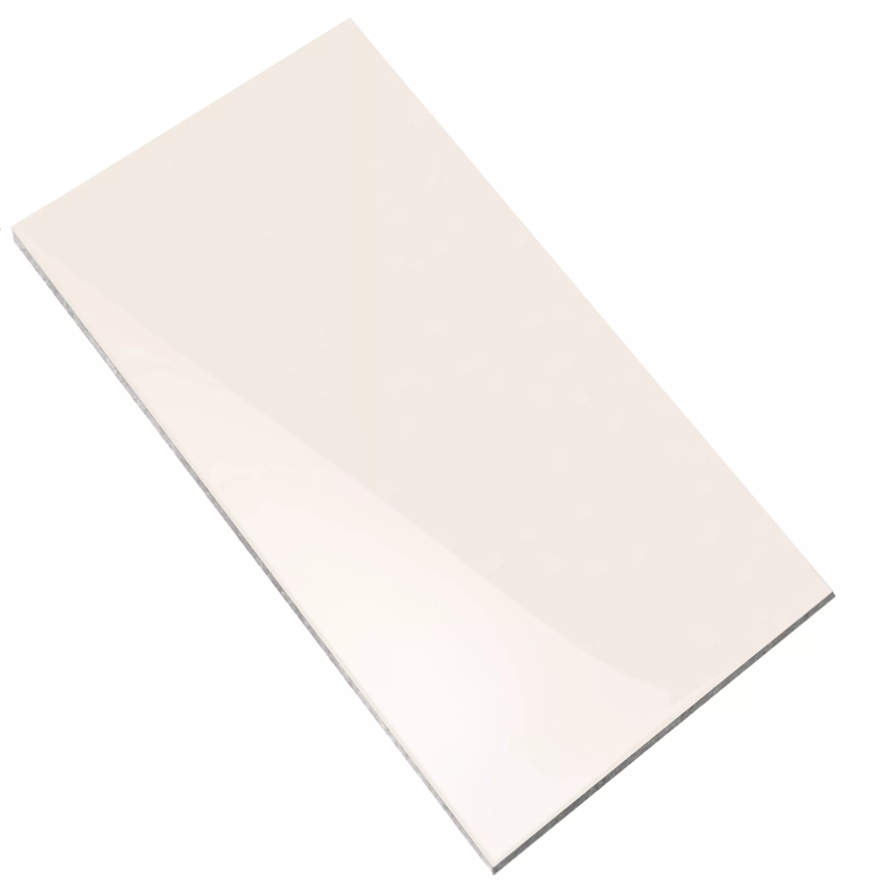 Muster Wandfliesen Alberty 30x60cm Beige Uni Glänzend