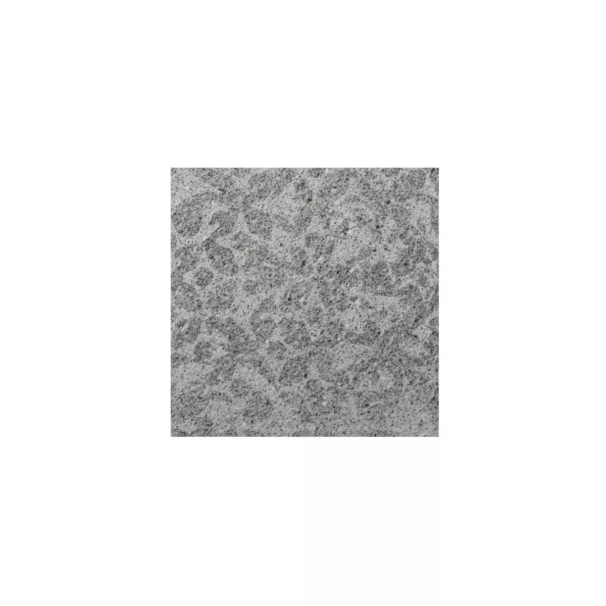 Muster von Keramikmosaik Fliesen Jeylo Retrooptik Grau Q95