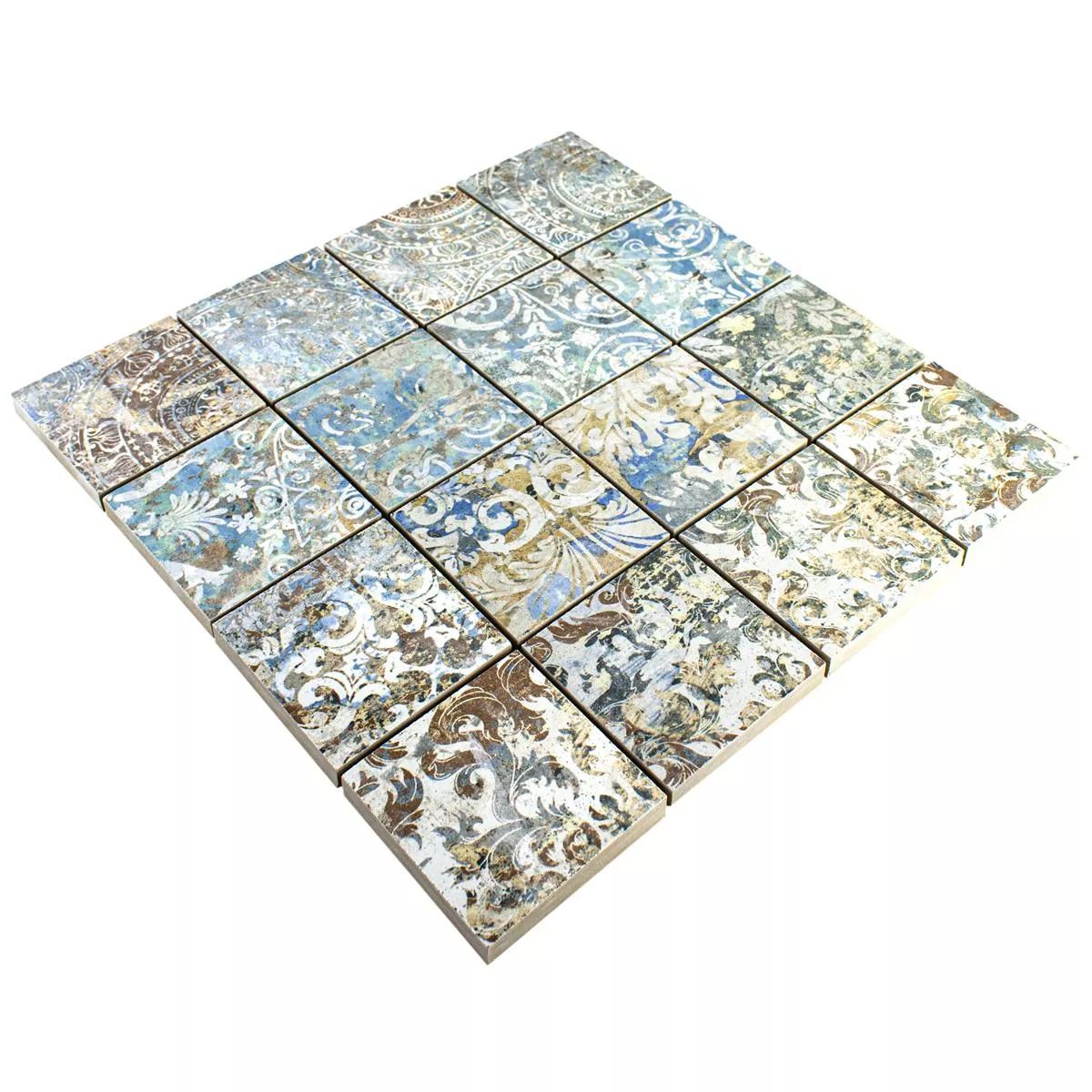 Échantillon Céramique Mosaïque Carrelage Patchwork Coloré