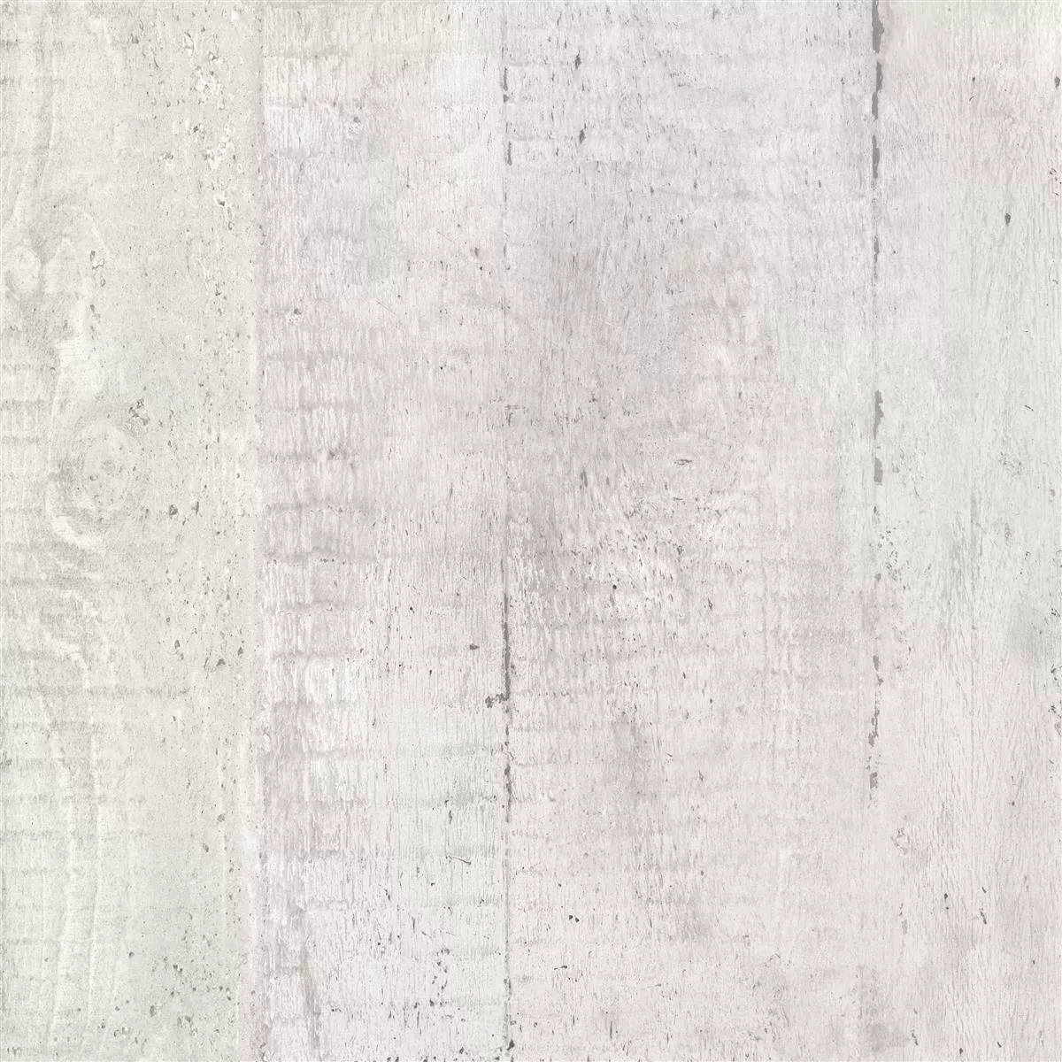 Muster Bodenfliesen Gorki Holzoptik 60x60cm Glasiert Weiß