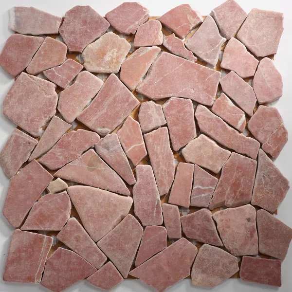 Marmo Rotte Mosaico Rosso Verona
