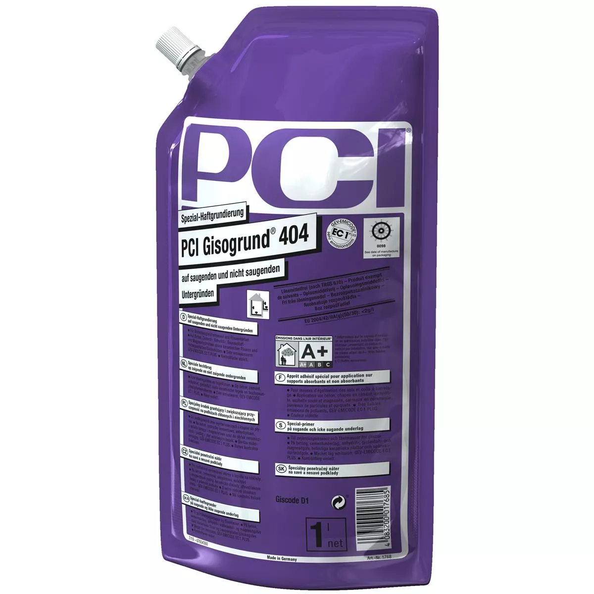 PCI Gisogrund 404 Spezial Haftgrundierung Violett 1L PCI Gisogrund 404 Spezial Haftgrundierung Violett 1L