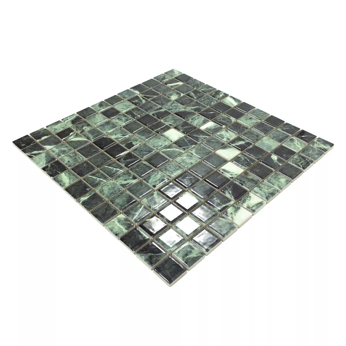 Céramique Mosaïque Carrelage Elysium Marbre Optique Vert 23