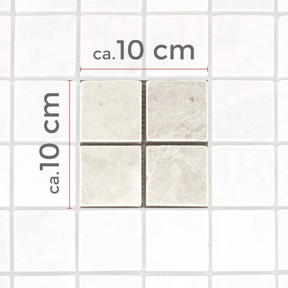 Campione Mosaico Marmo Afyon Beige 48