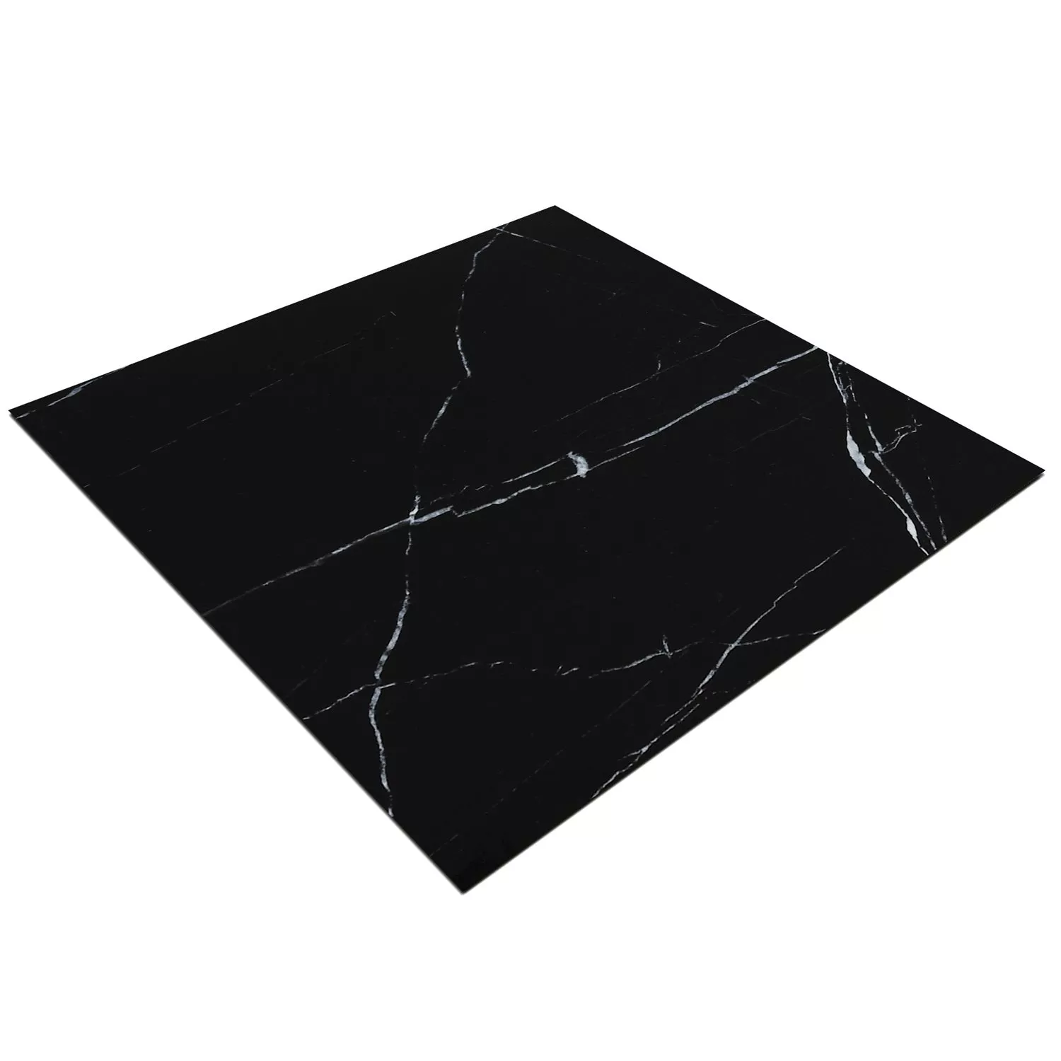 Muster Natursteinfliesen Optik Discovery Poliert Nero 60x60cm