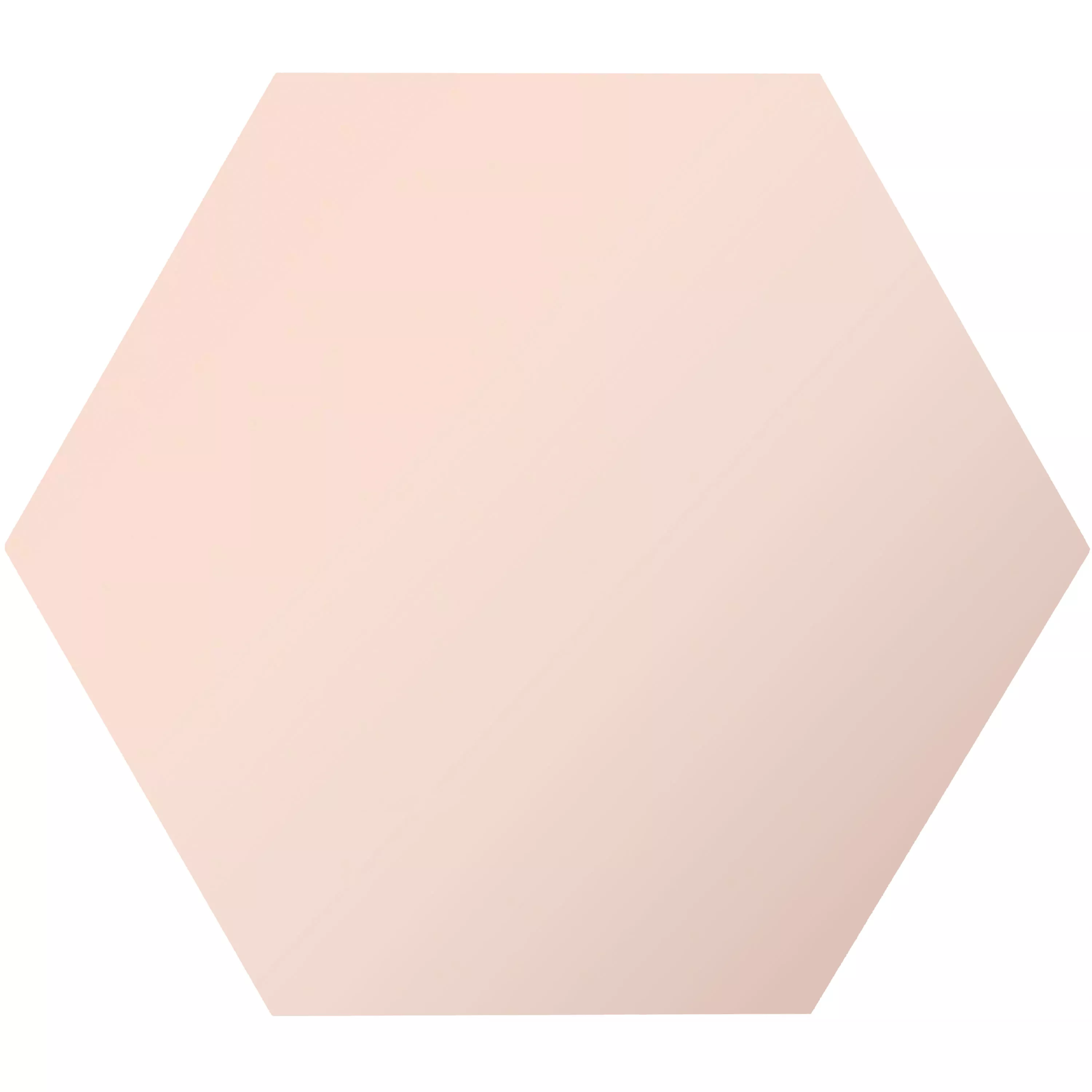 Feinsteinzeug Fliesen Modena Hexagon Uni Pink