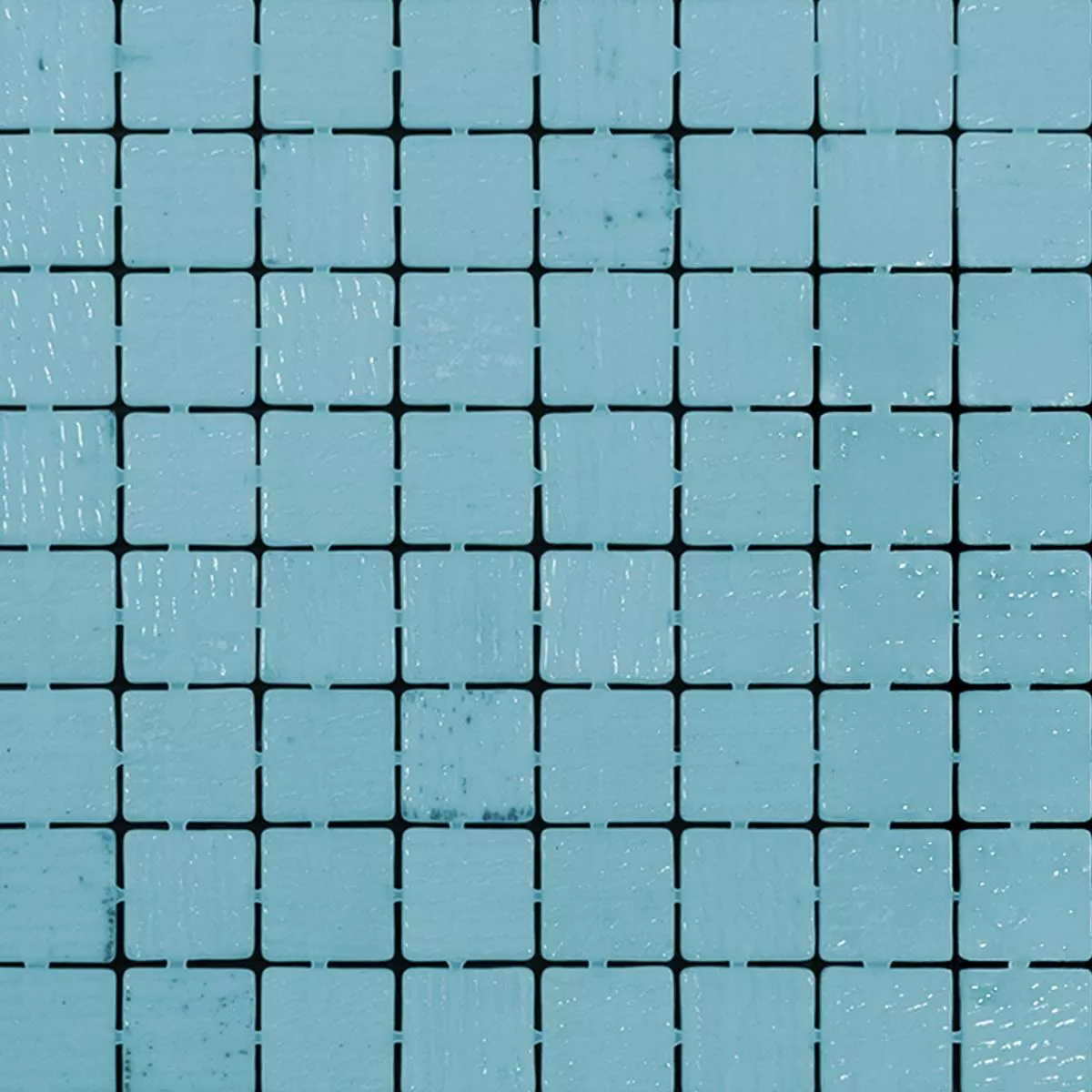 Glas Schwimmbad Pool Mosaik Venetia Hellblau