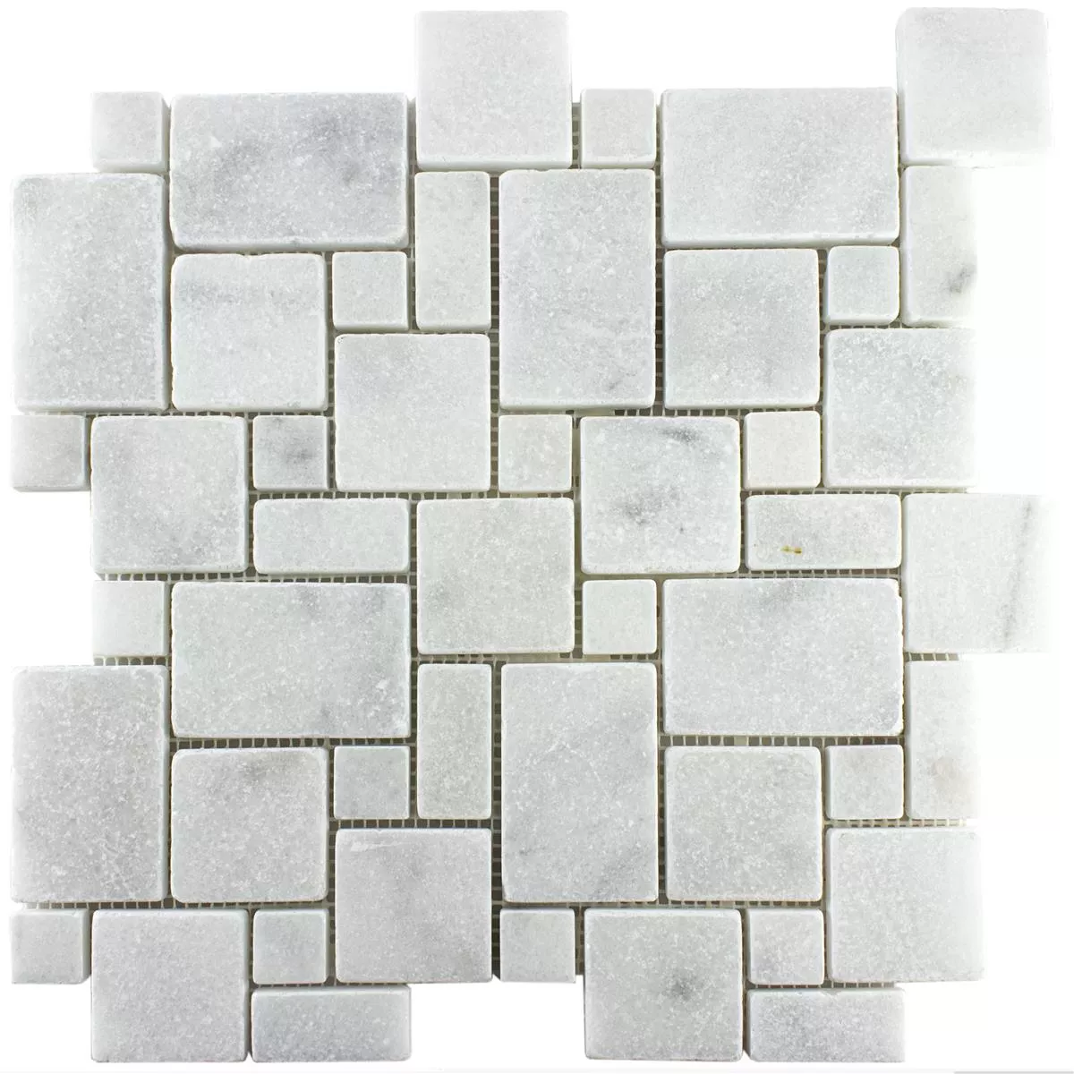 Pietra Naturale Marmo Mosaico Kilkenny Bianco