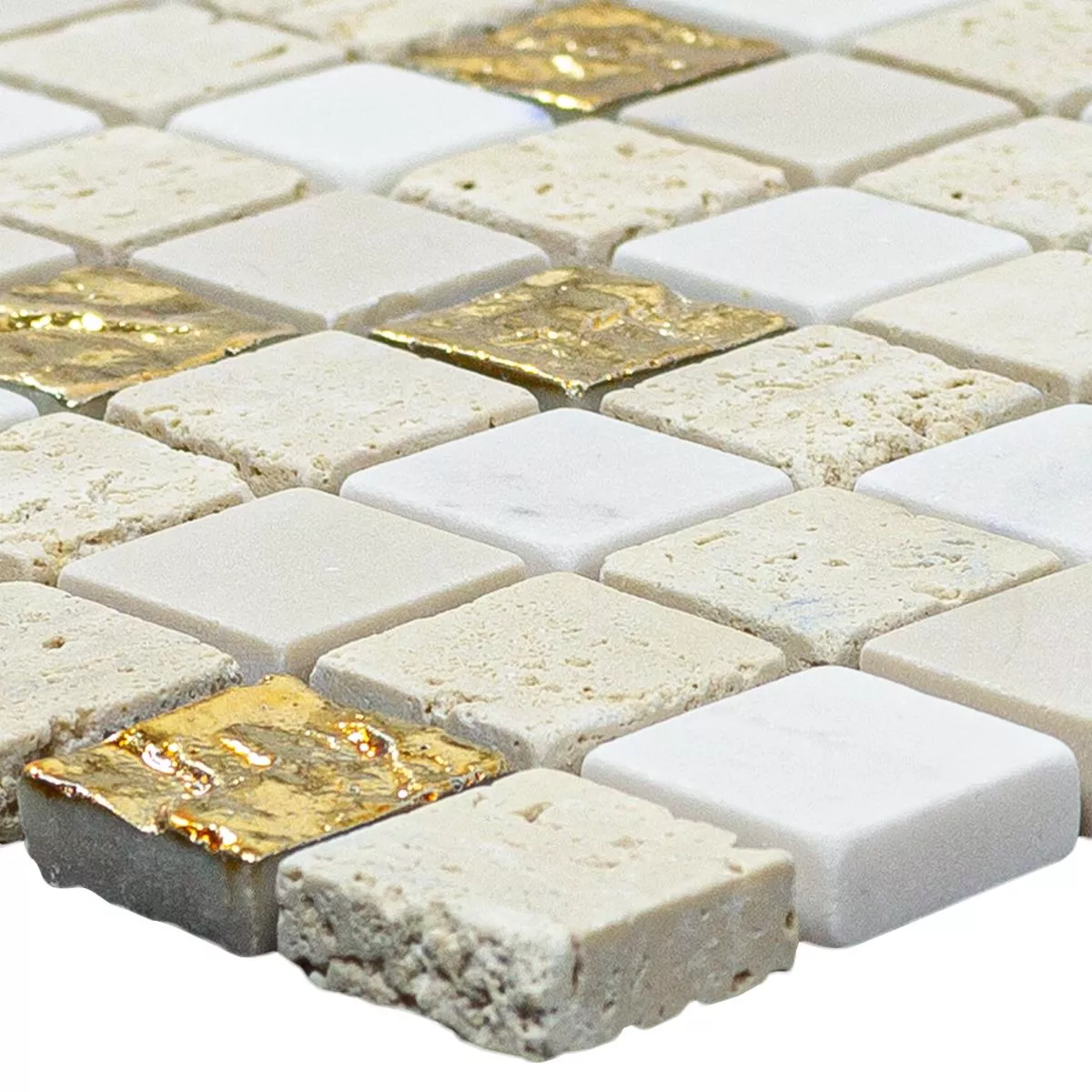 Marmor Naturstein Mosaik Fliesen Limonello Gold Creme Marmor Naturstein Mosaik Fliesen Limonello Gold Creme