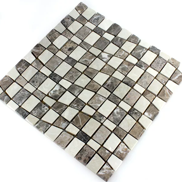 Mosaikfliesen Marmor Welle Castano Beige Mosaikfliesen Marmor Welle Castano Beige