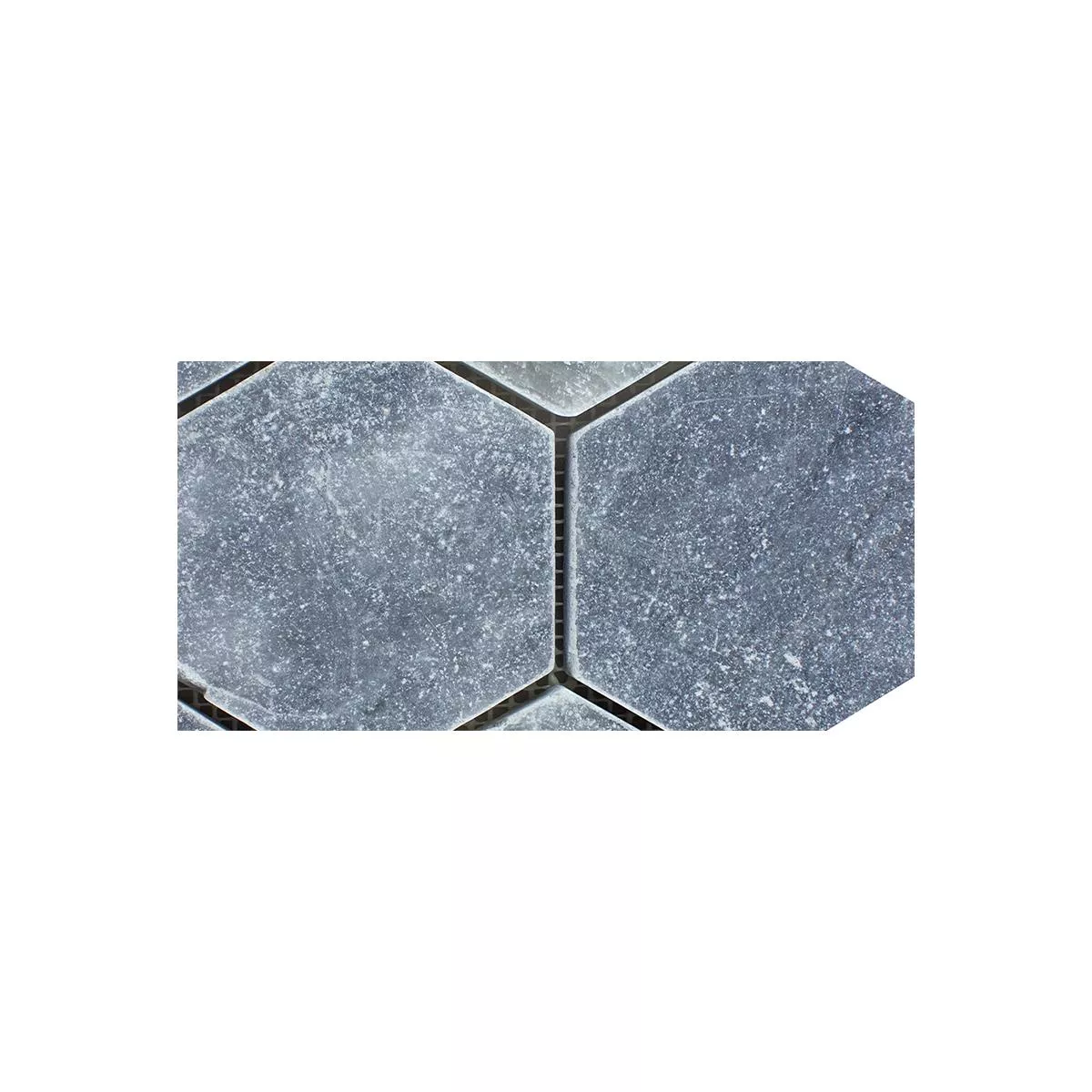 Échantillon Marbre Pierre Naturelle Mosaïque Carrelage Maracay Hexagone Bardiglio