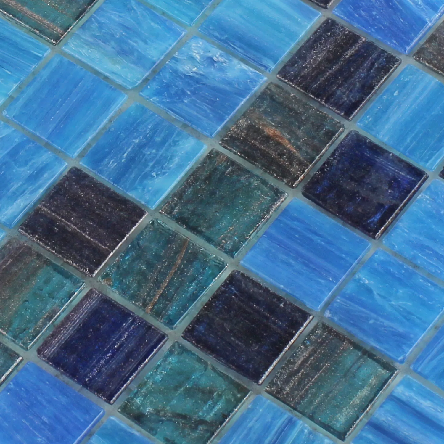 Mosaikfliesen Trend-Vi Recycling Glas Dynamic