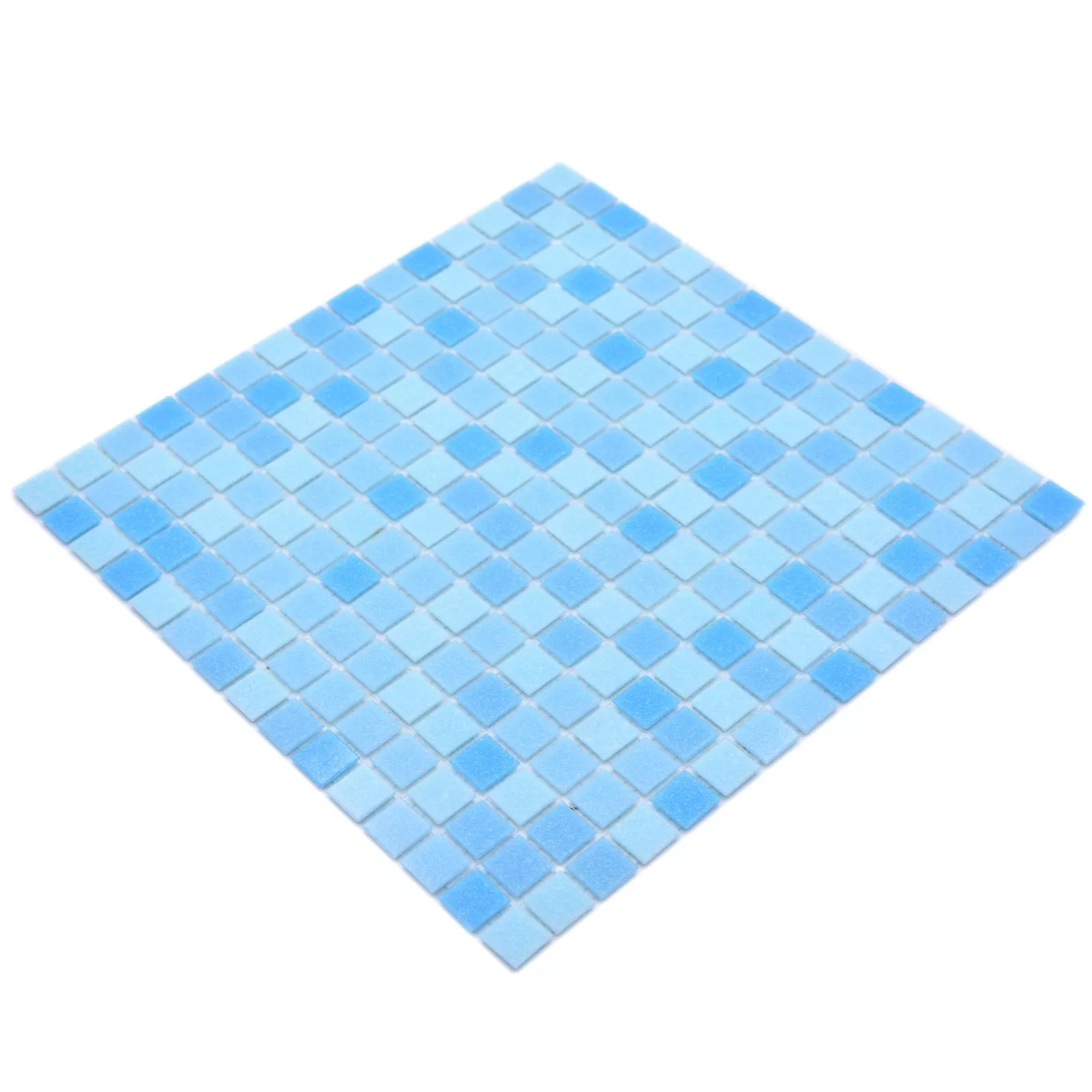 Muster von Schwimmbad Pool Mosaik North Sea Hellblau Mix