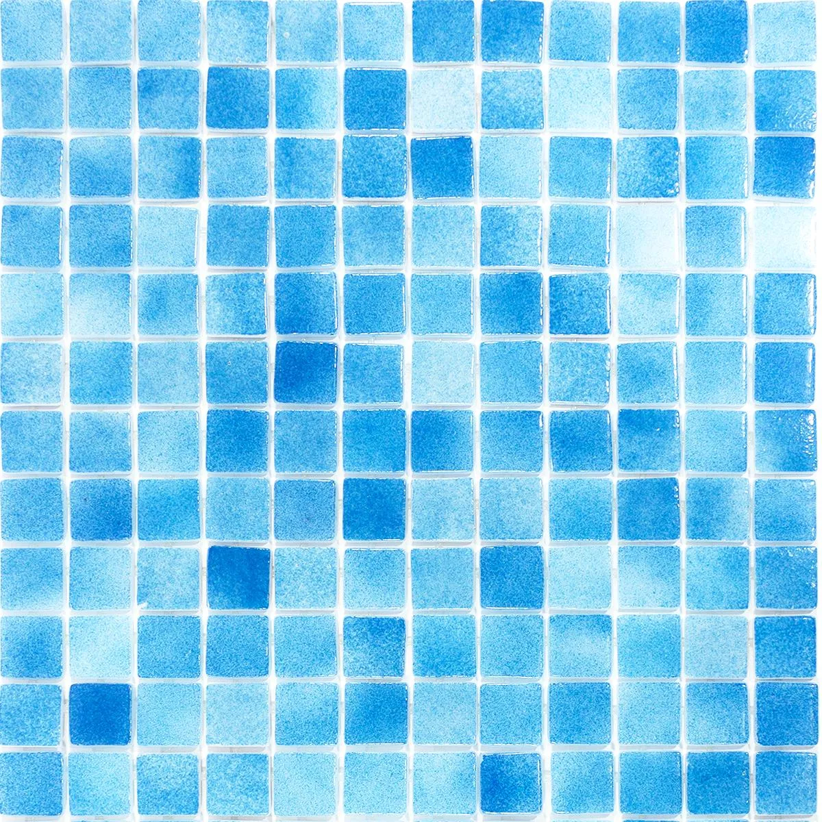 Vetro Piscina Mosaico Lagoona Mare Blu