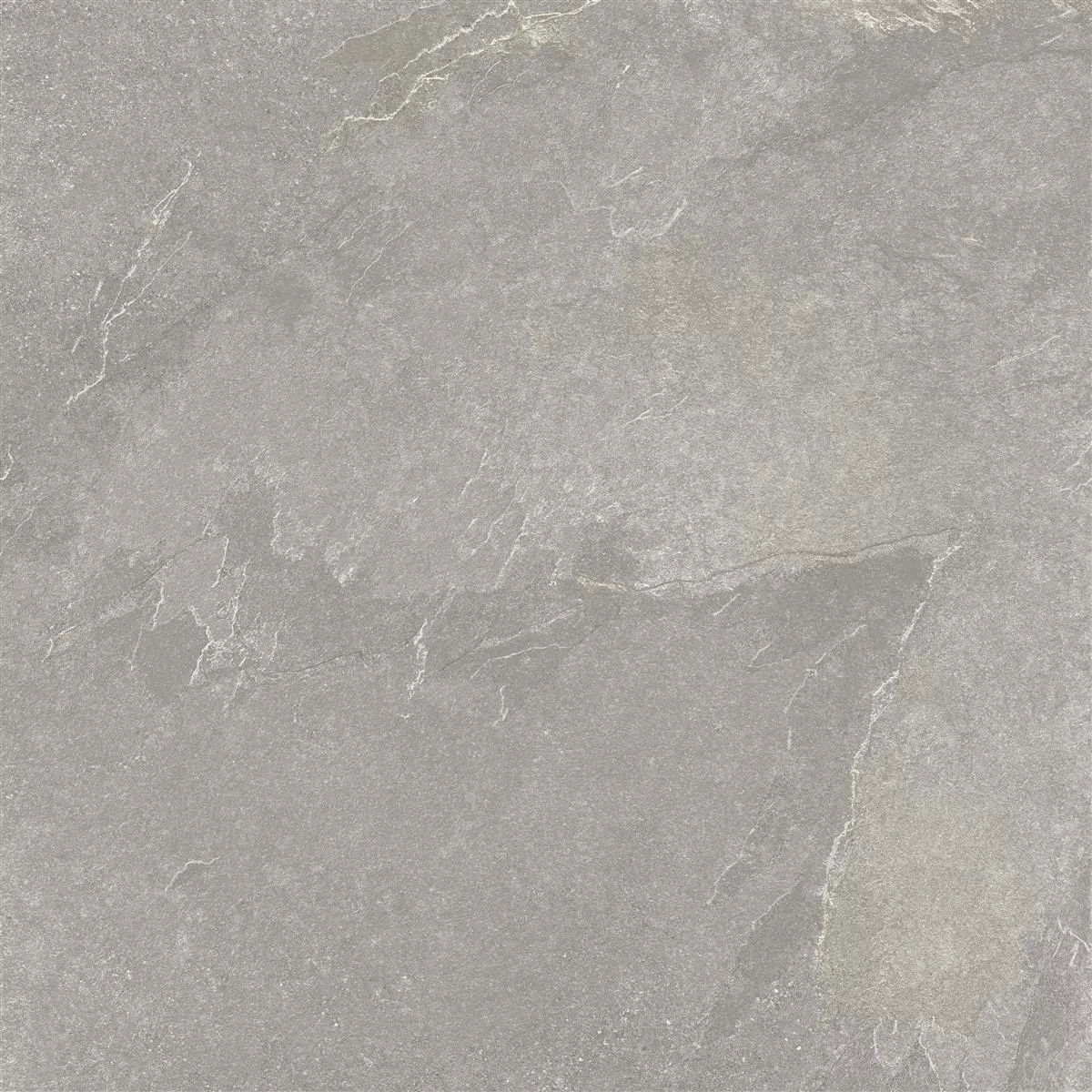 Muster von Bodenfliese Memphis Steinoptik R10/B Grau 60x60cm